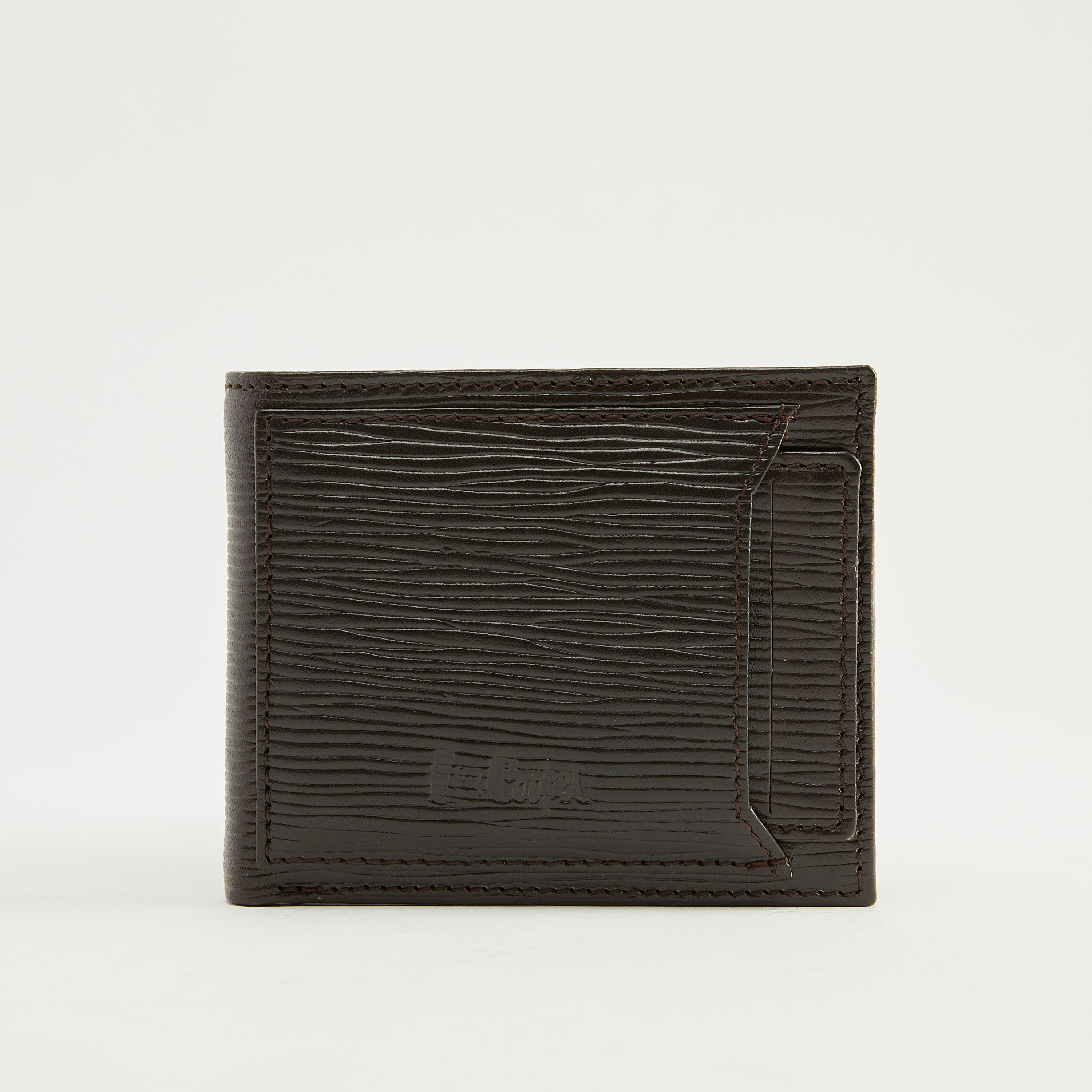 Lee Cooper Textured Bi-Fold Wallet-men-beltsandwallets-wallets-image-1