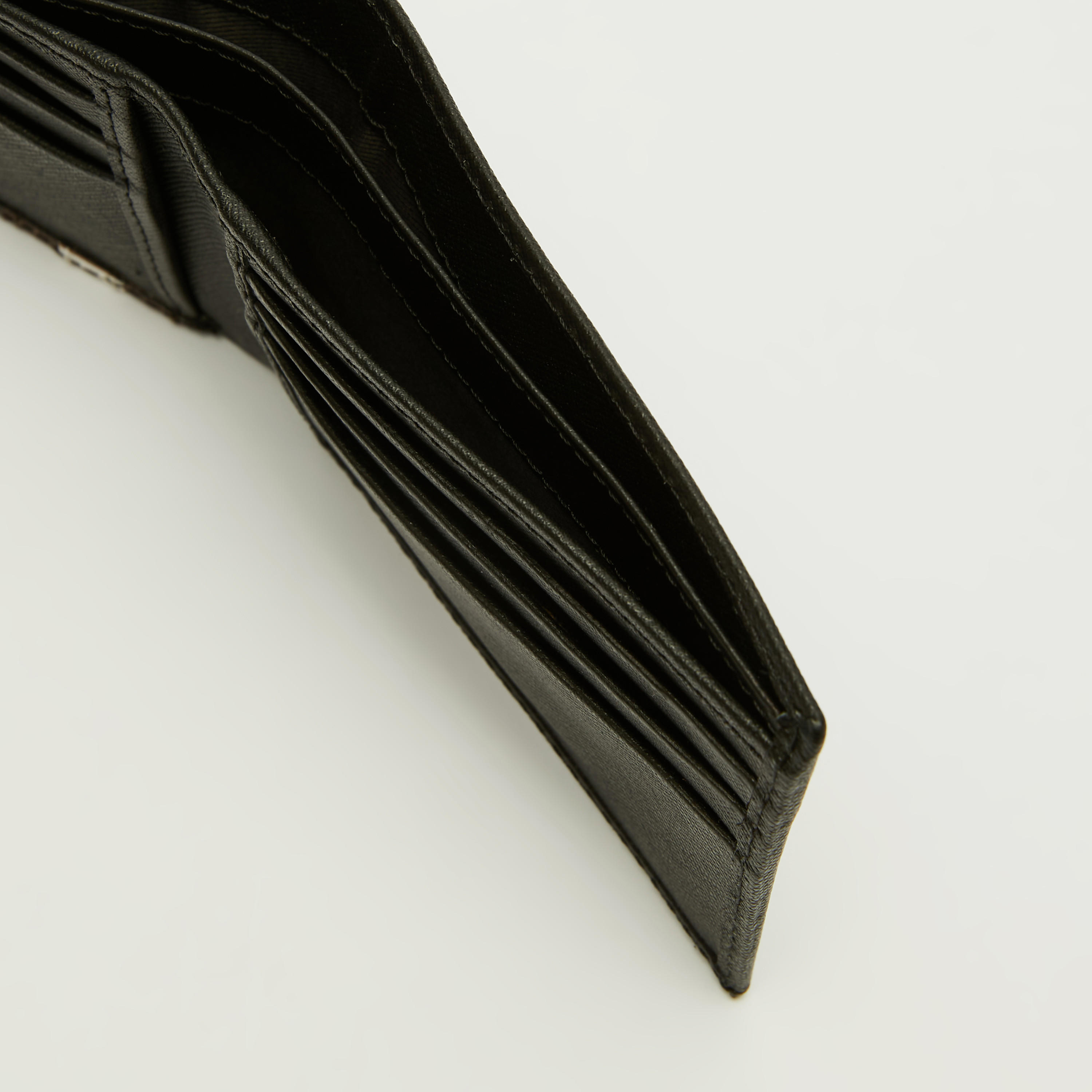Lee Cooper Bi-Fold Textured Leather Wallet with Tape Accent-men-beltsandwallets-wallets-image-4