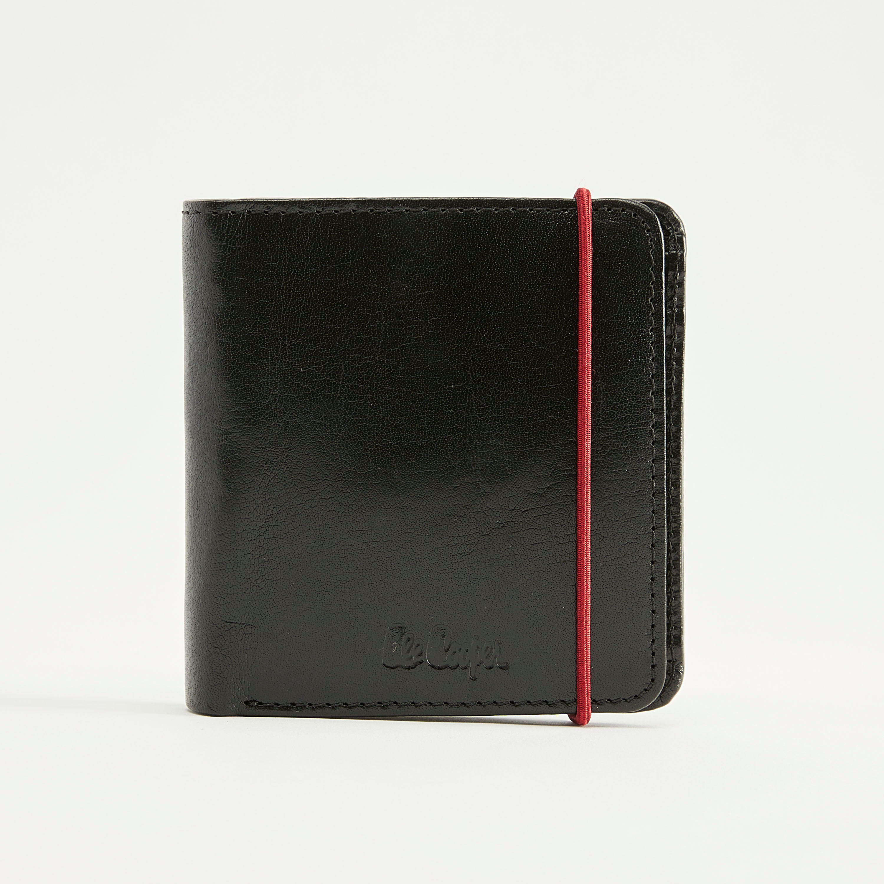 محفظة جلد سادة بطيّة مزدوجة من لي كوبر-men-beltsandwallets-wallets-image-4