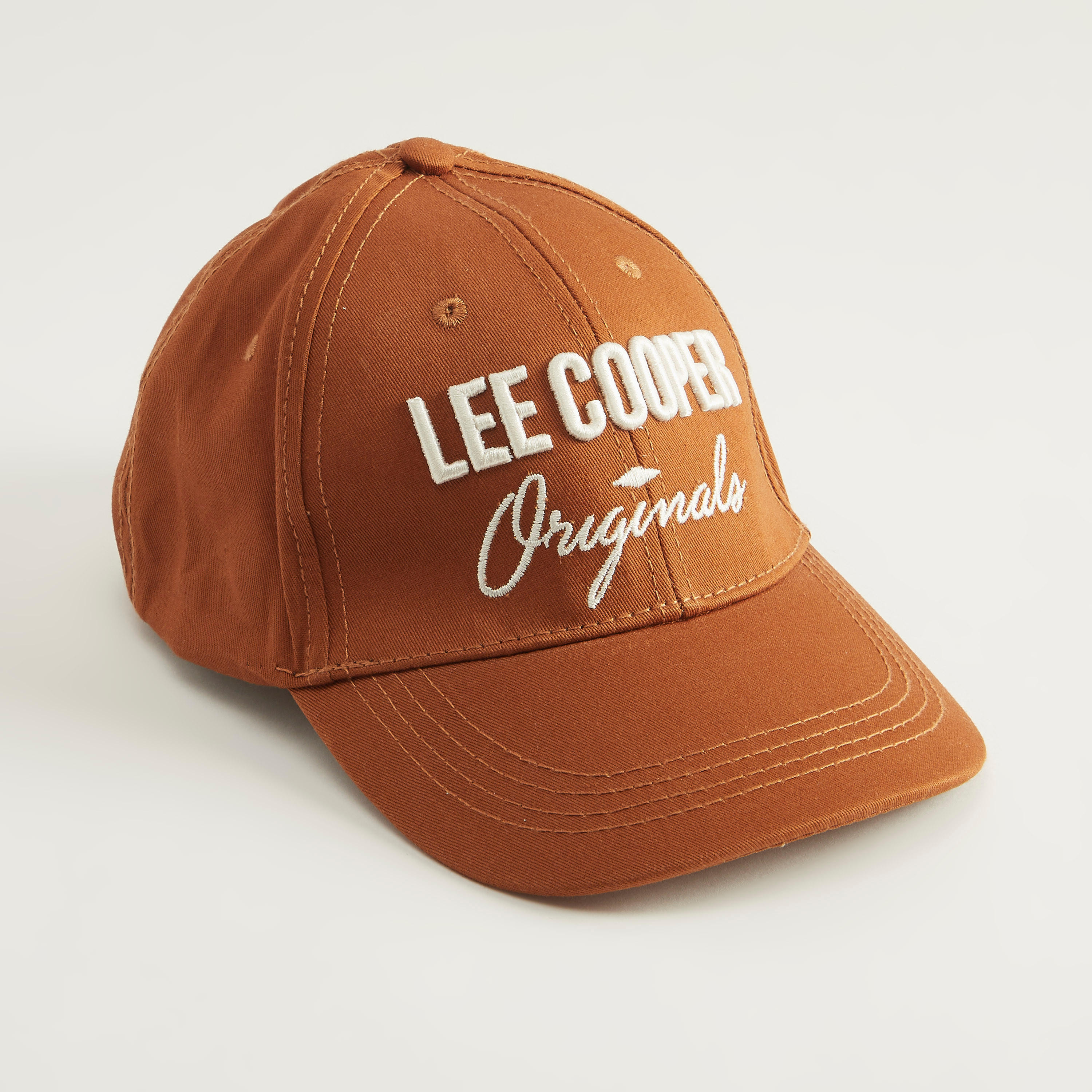 Lee Cooper Embroidered Cap with Buckled Back Strap-men-caps-image-1