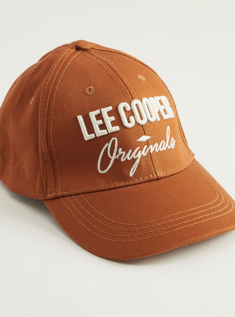Lee Cooper Embroidered Cap with Buckled Back Strap-men-caps-image-1