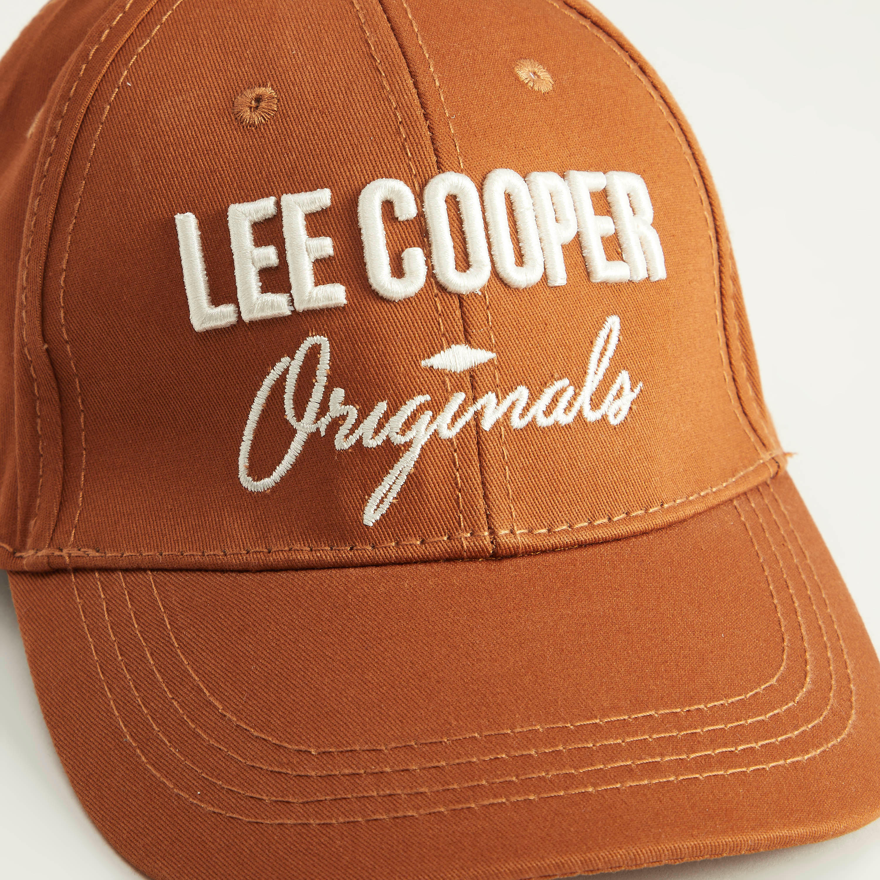 Lee Cooper Embroidered Cap with Buckled Back Strap-men-caps-image-3