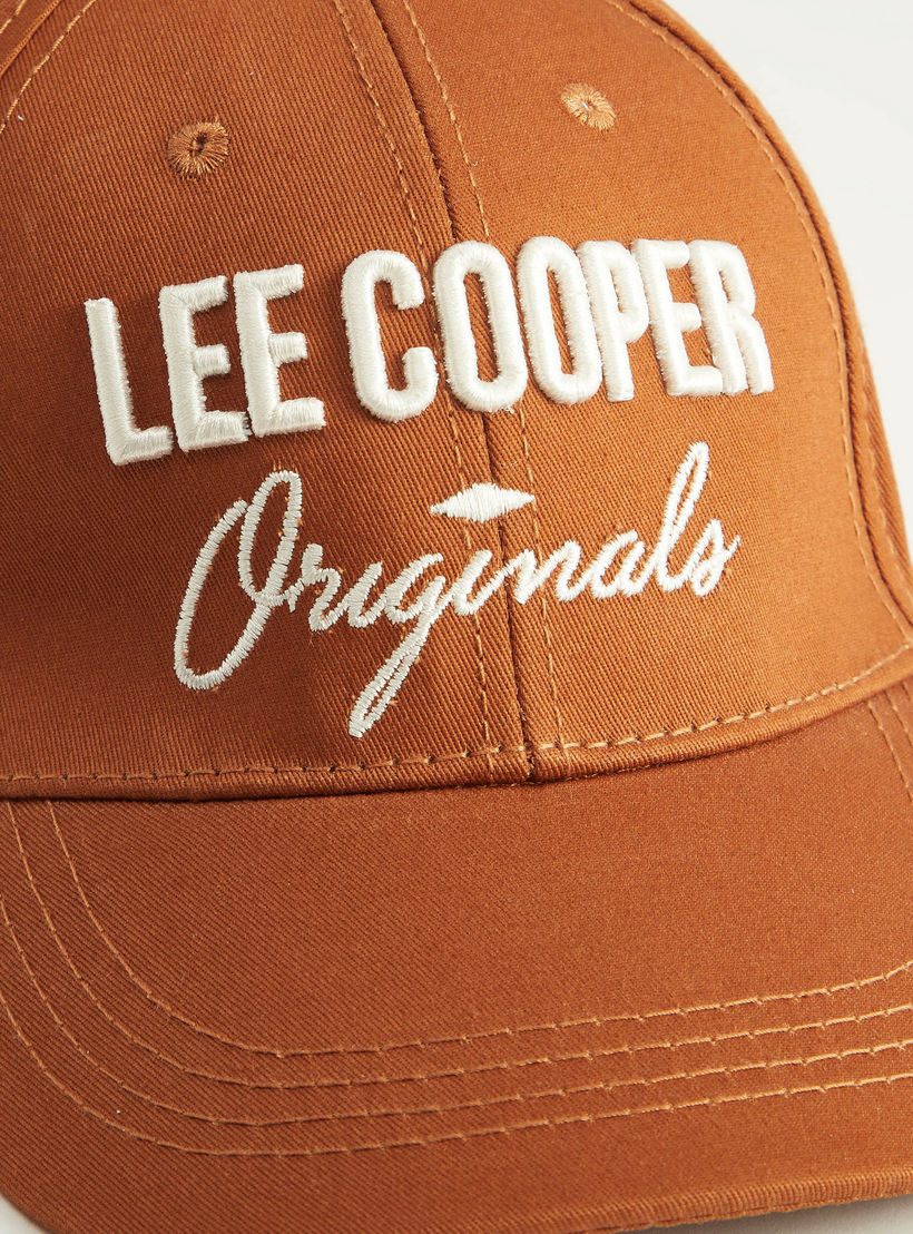 Lee Cooper Embroidered Cap with Buckled Back Strap-men-caps-image-3