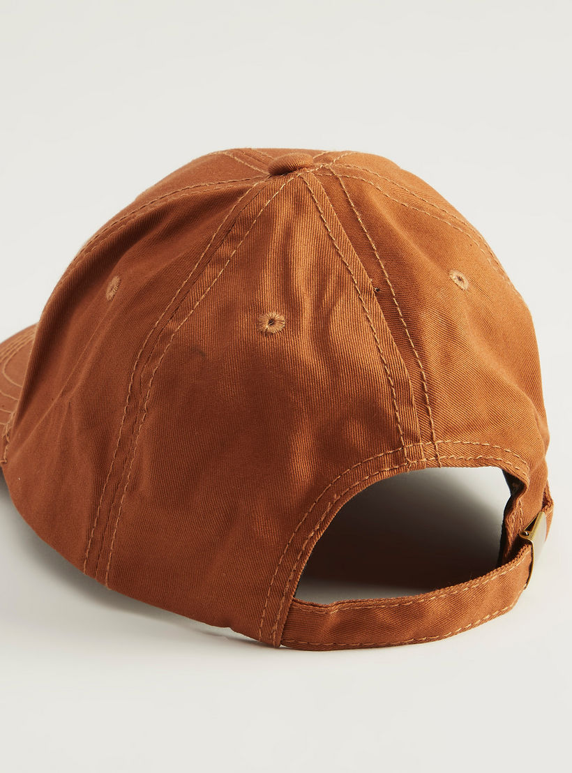 Lee Cooper Embroidered Cap with Buckled Back Strap-men-caps-image-4