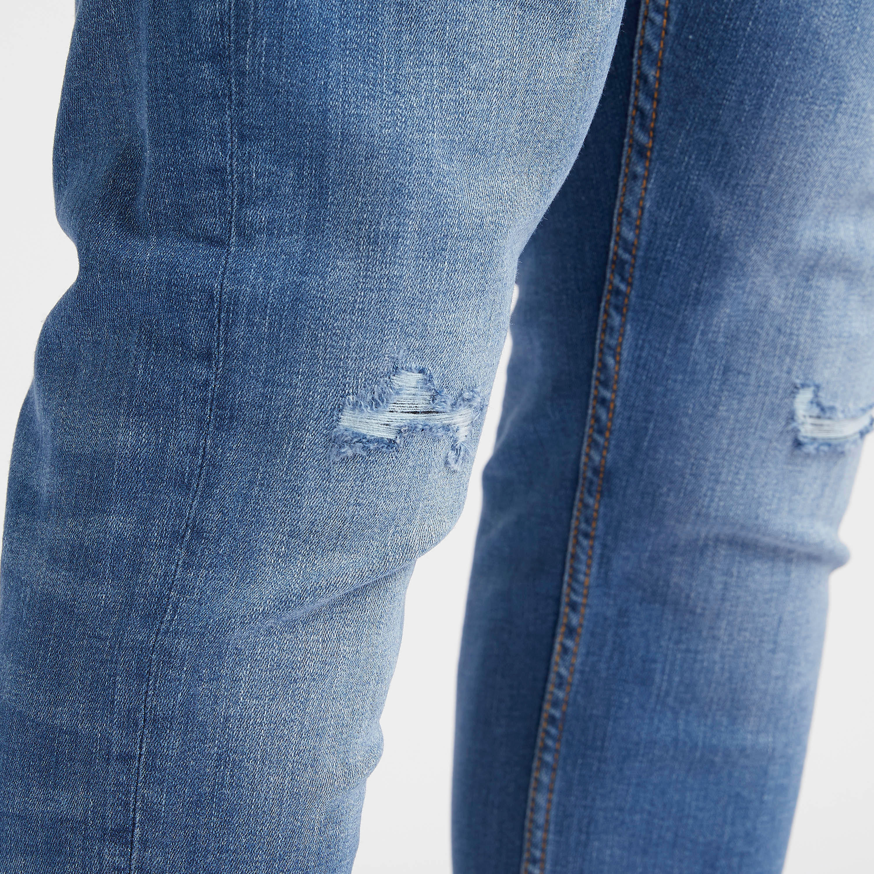 بنطلون جينز مضلّع بأطراف ضيّقة وخصر متوسط الارتفاع من لي كوبر-men-clothing-bottoms-jeans-image-6