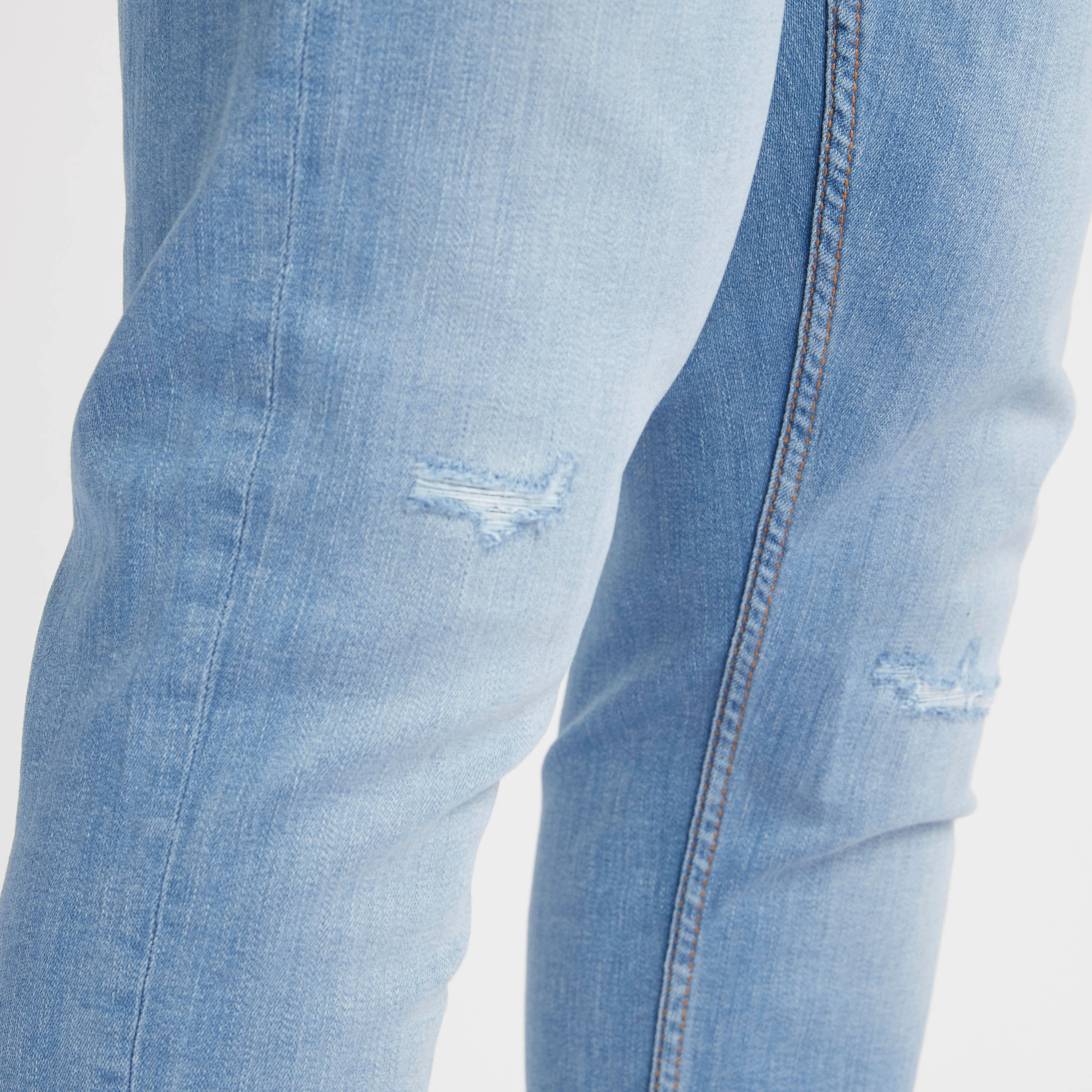 بنطلون جينز مضلّع بأطراف ضيّقة وخصر متوسط الارتفاع من لي كوبر-men-clothing-bottoms-jeans-image-6