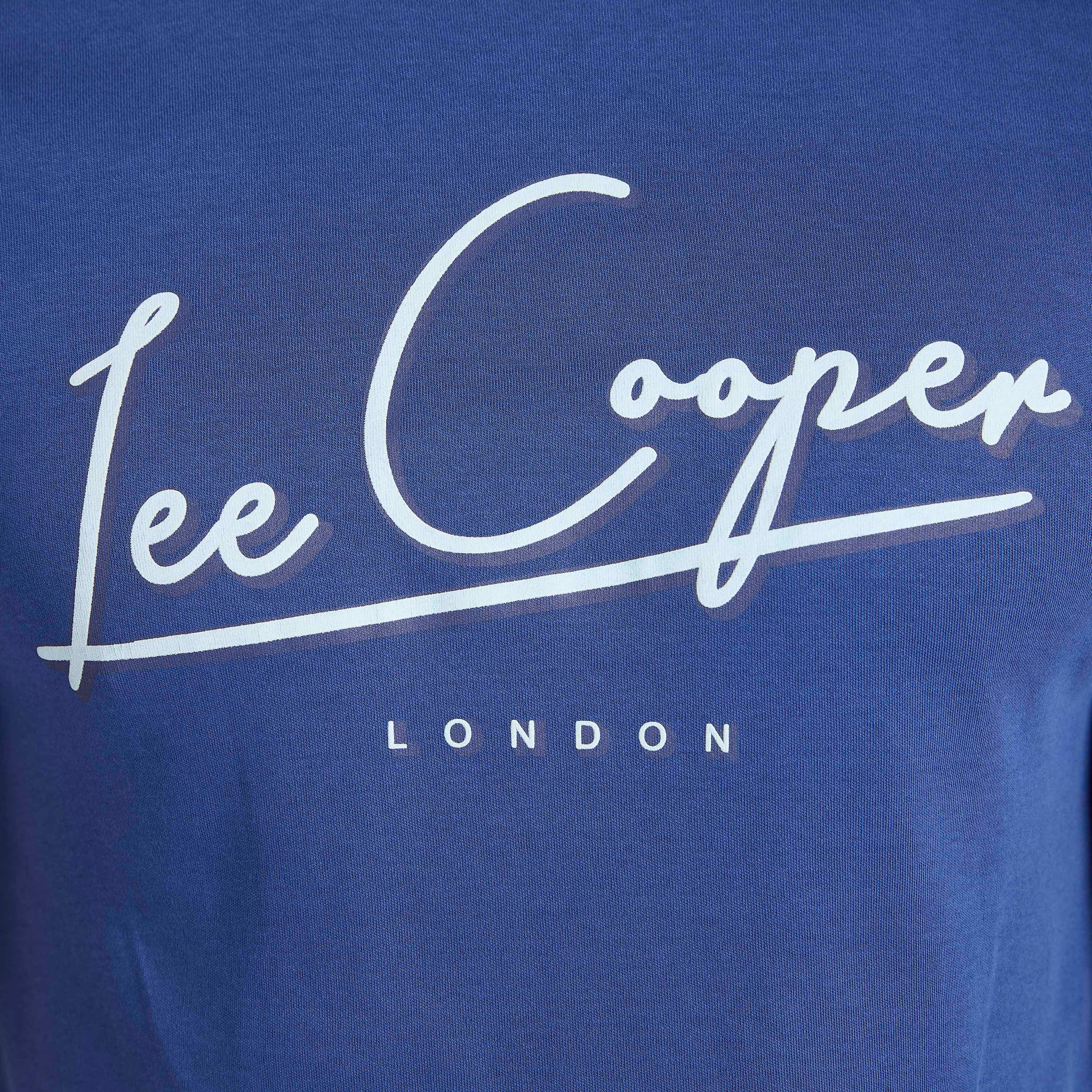 Lee Cooper Printed T-shirt with Crew Neck-men-clothing-tshirtsandpolos-tshirts-image-3