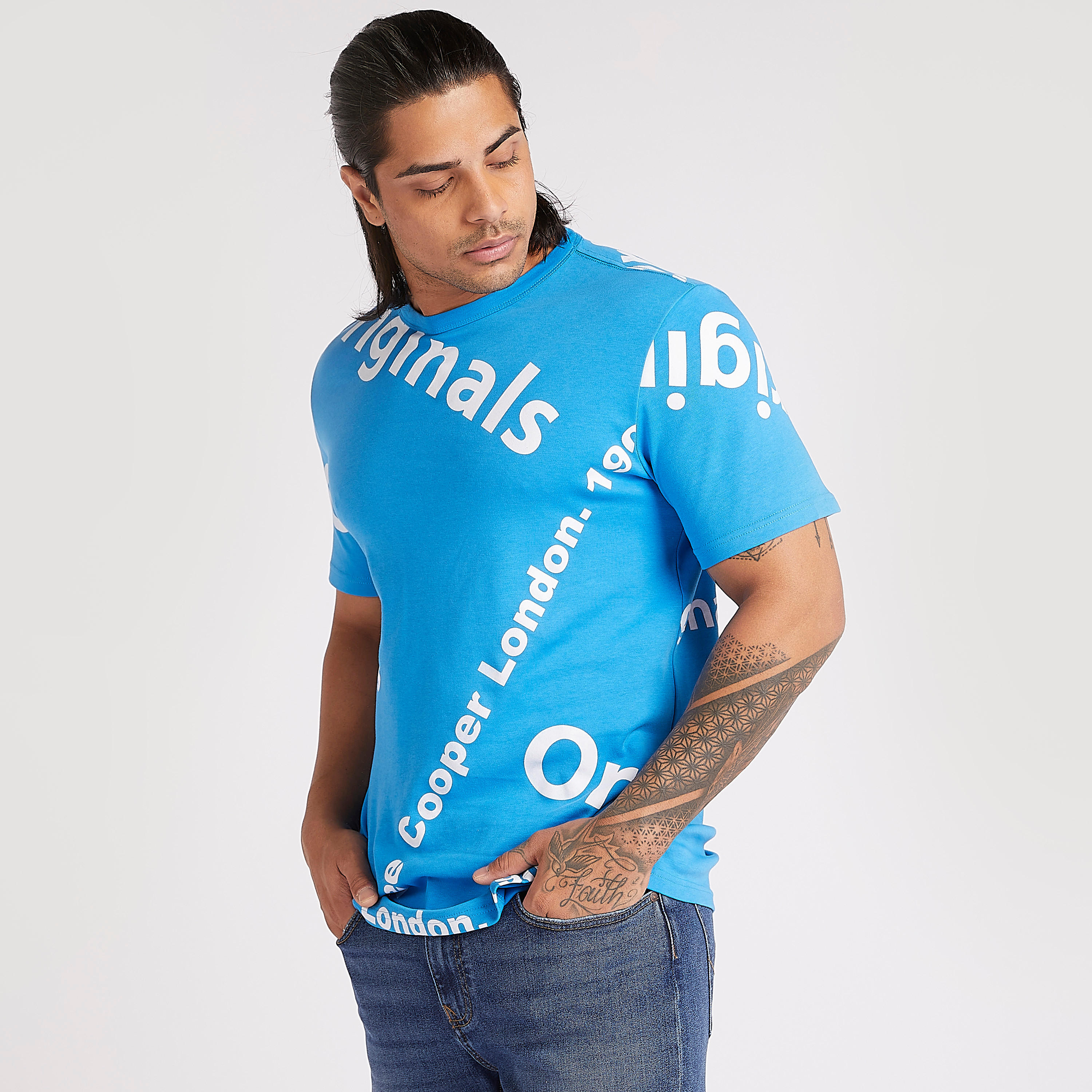 Lee Cooper Printed Crew Neck Oversized T-shirt-men-clothing-tshirtsandpolos-tshirts-image-1