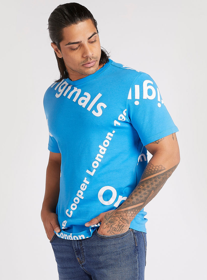 Lee Cooper Printed Crew Neck Oversized T-shirt-men-clothing-tshirtsandpolos-tshirts-image-1