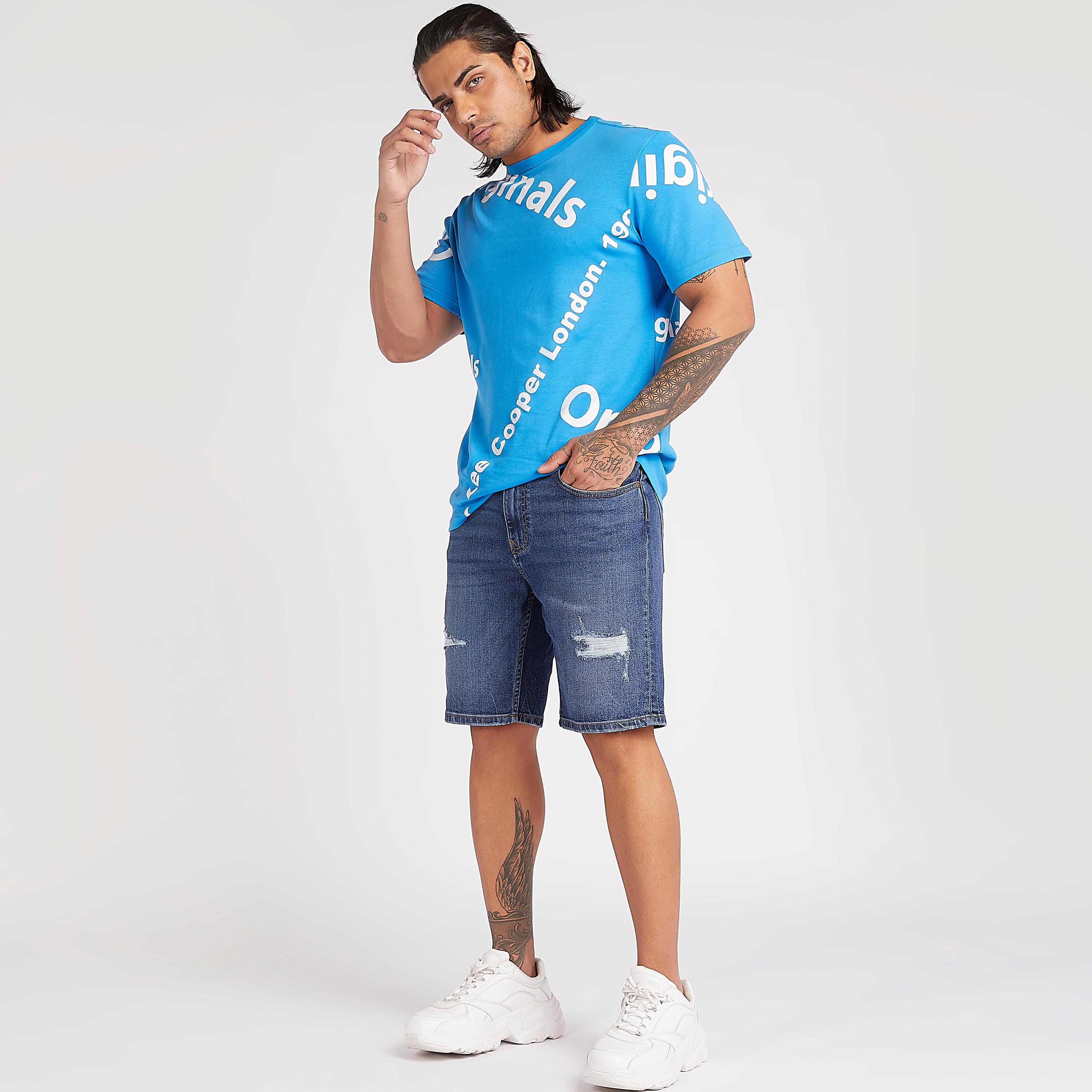 Lee Cooper Printed Crew Neck Oversized T-shirt-men-clothing-tshirtsandpolos-tshirts-image-2