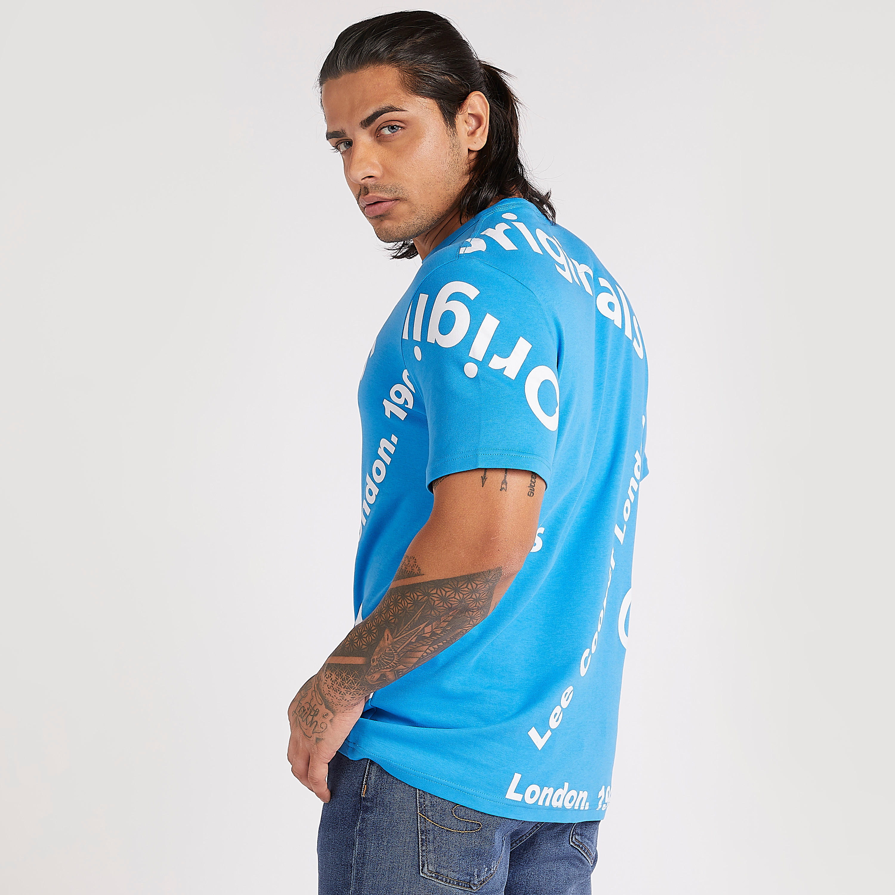 Lee Cooper Printed Crew Neck Oversized T-shirt-men-clothing-tshirtsandpolos-tshirts-image-4
