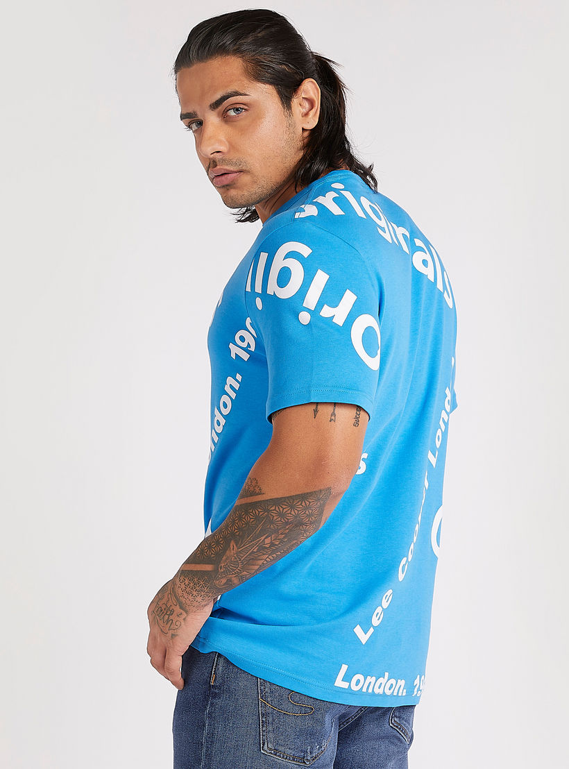 Lee Cooper Printed Crew Neck Oversized T-shirt-men-clothing-tshirtsandpolos-tshirts-image-4