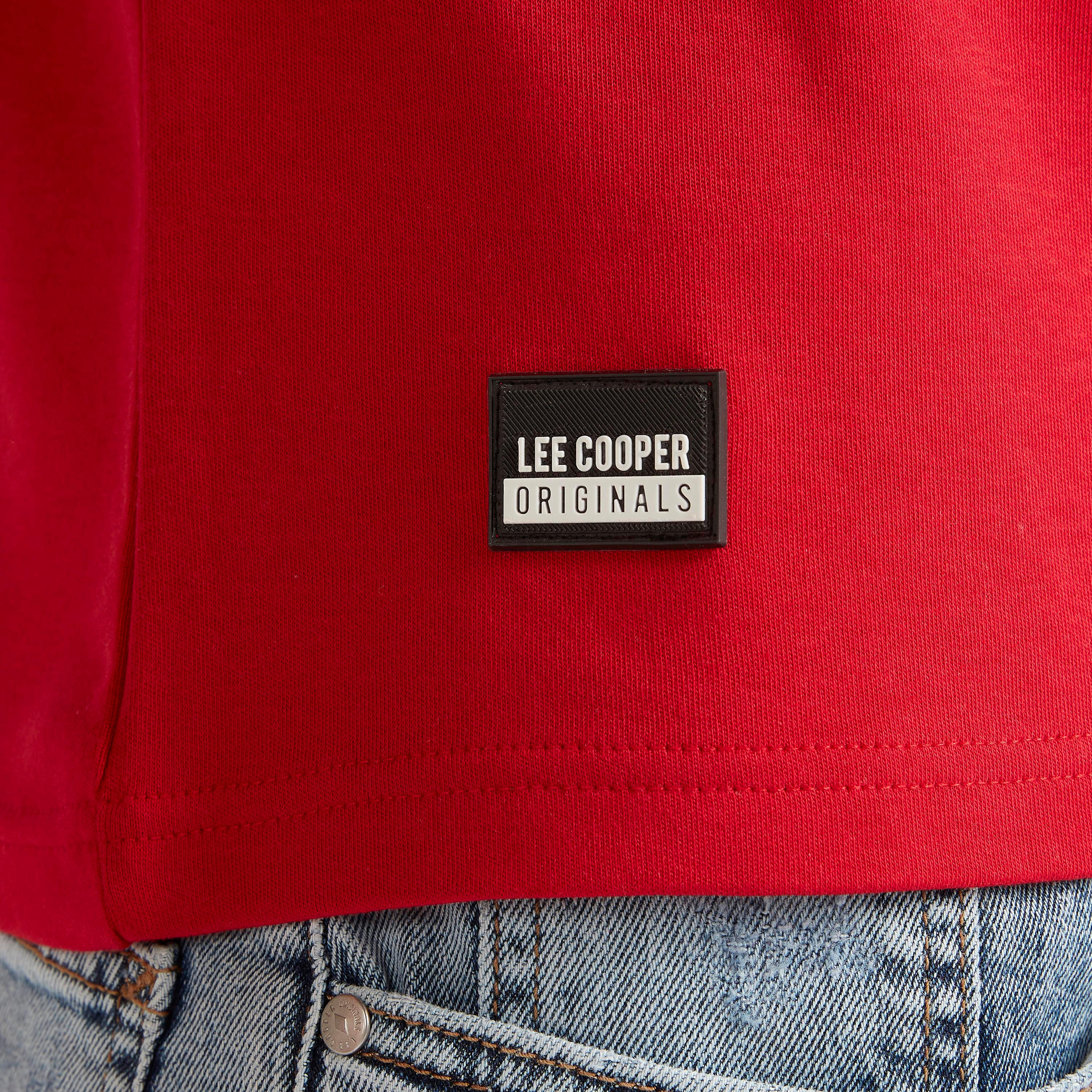 تيشيرت بياقة ضيّقة وأكمام قصيرة وطبعات من لي كوبر-men-clothing-tshirtsandpolos-tshirts-image-5