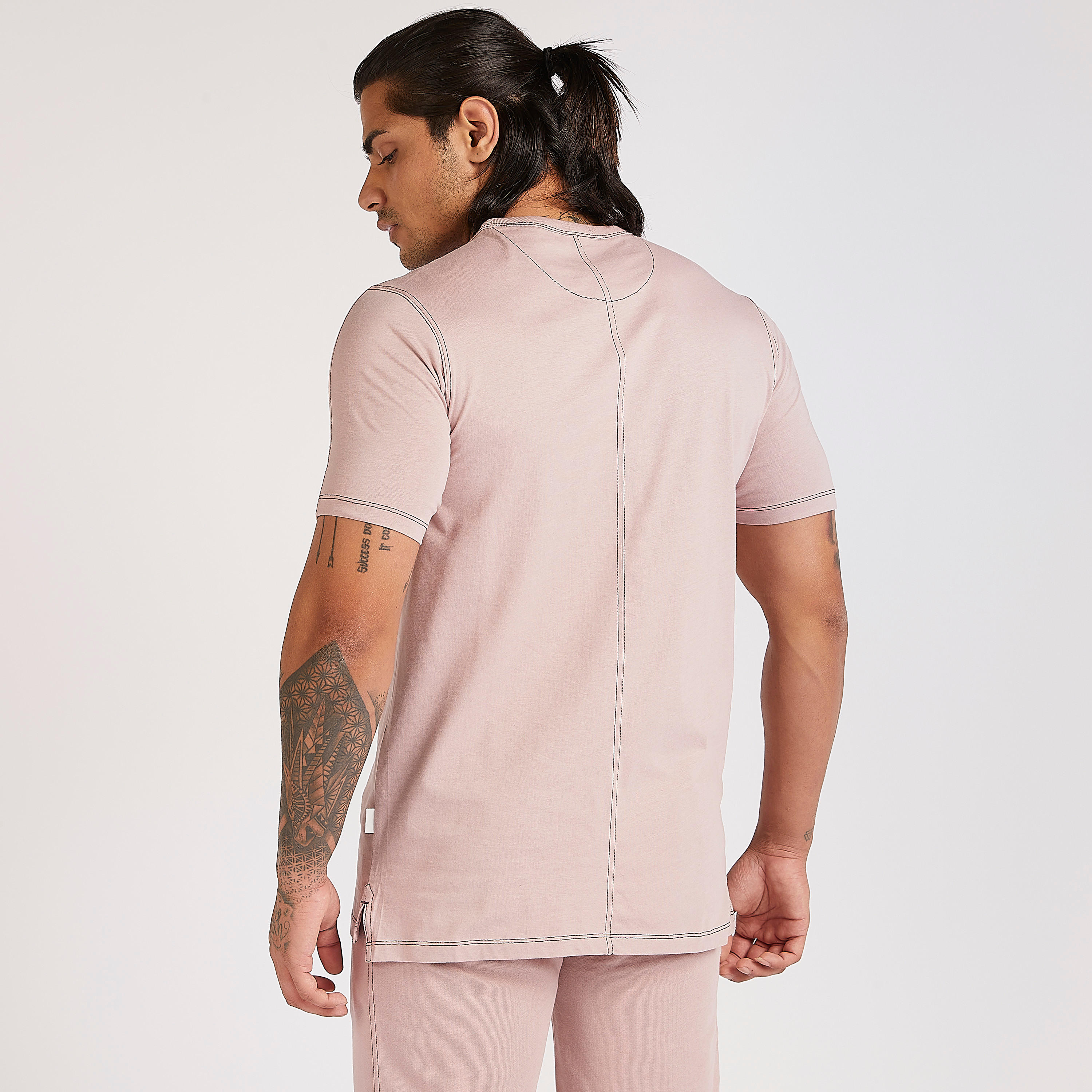 Lee Cooper Solid Crew Neck T-shirt with Pocket-men-clothing-tshirtsandpolos-tshirts-image-4
