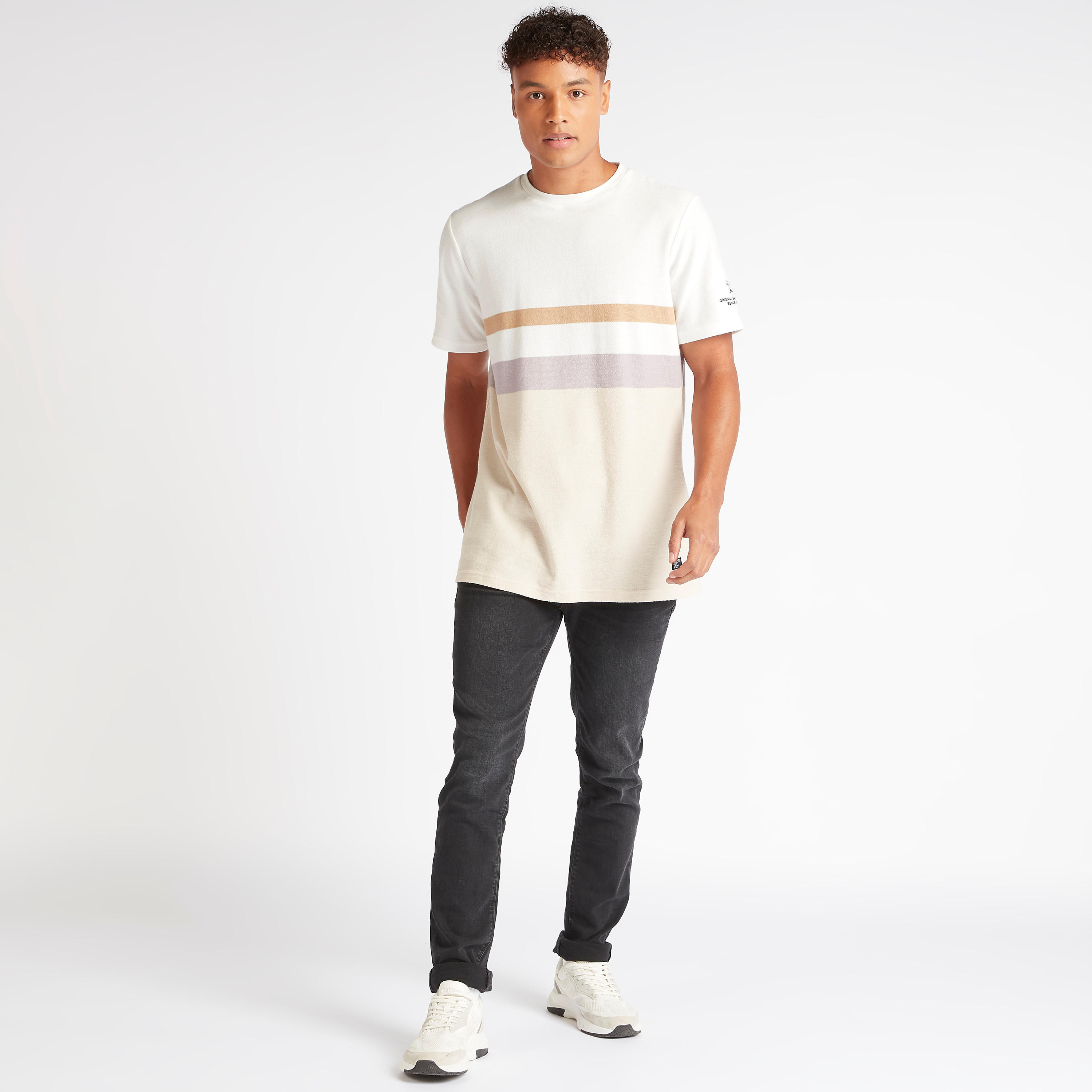 تيشيرت مخطّط بياقة ضيّقة من لي كوبر-men-clothing-tshirtsandpolos-tshirts-image-7