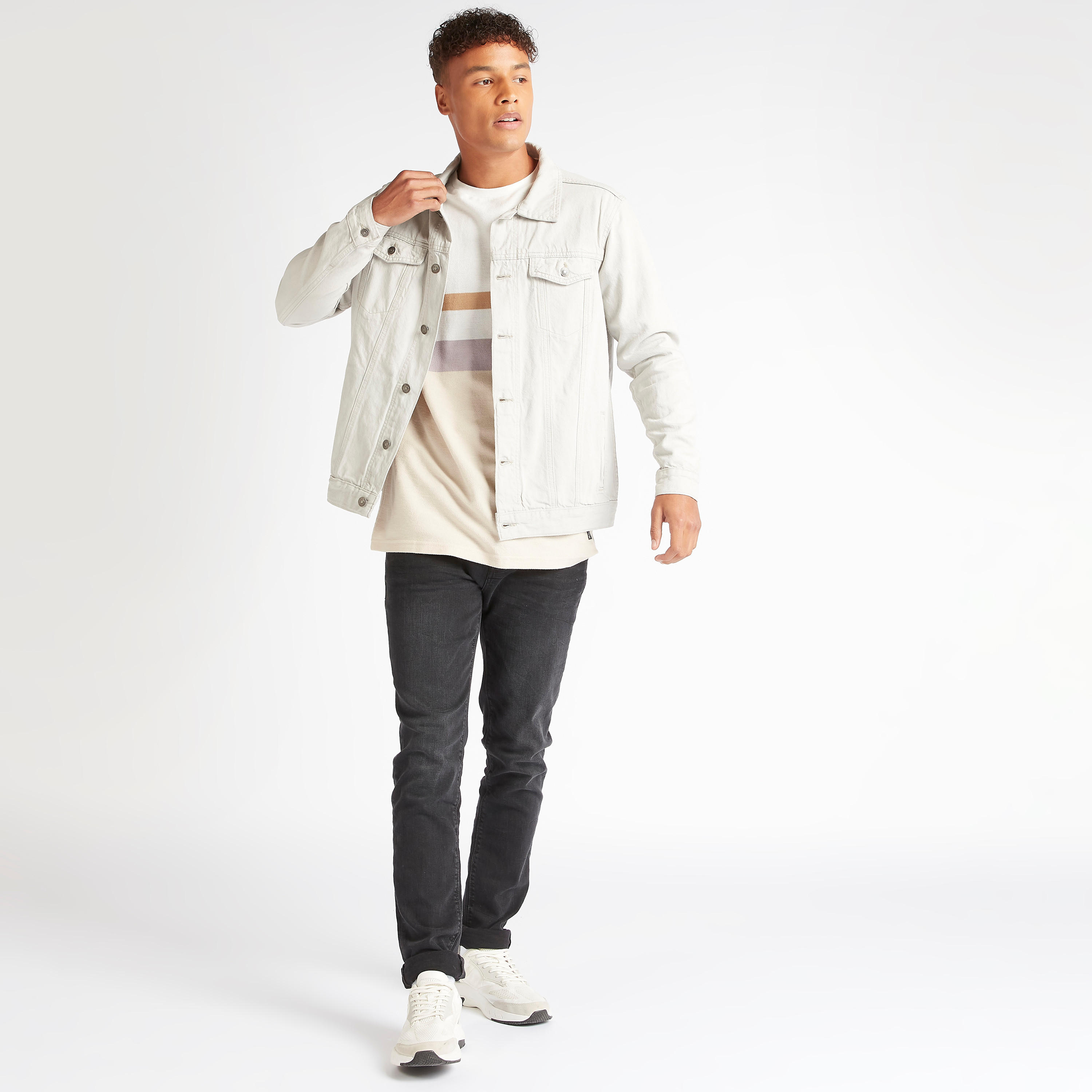 تيشيرت مخطّط بياقة ضيّقة من لي كوبر-men-clothing-tshirtsandpolos-tshirts-image-4