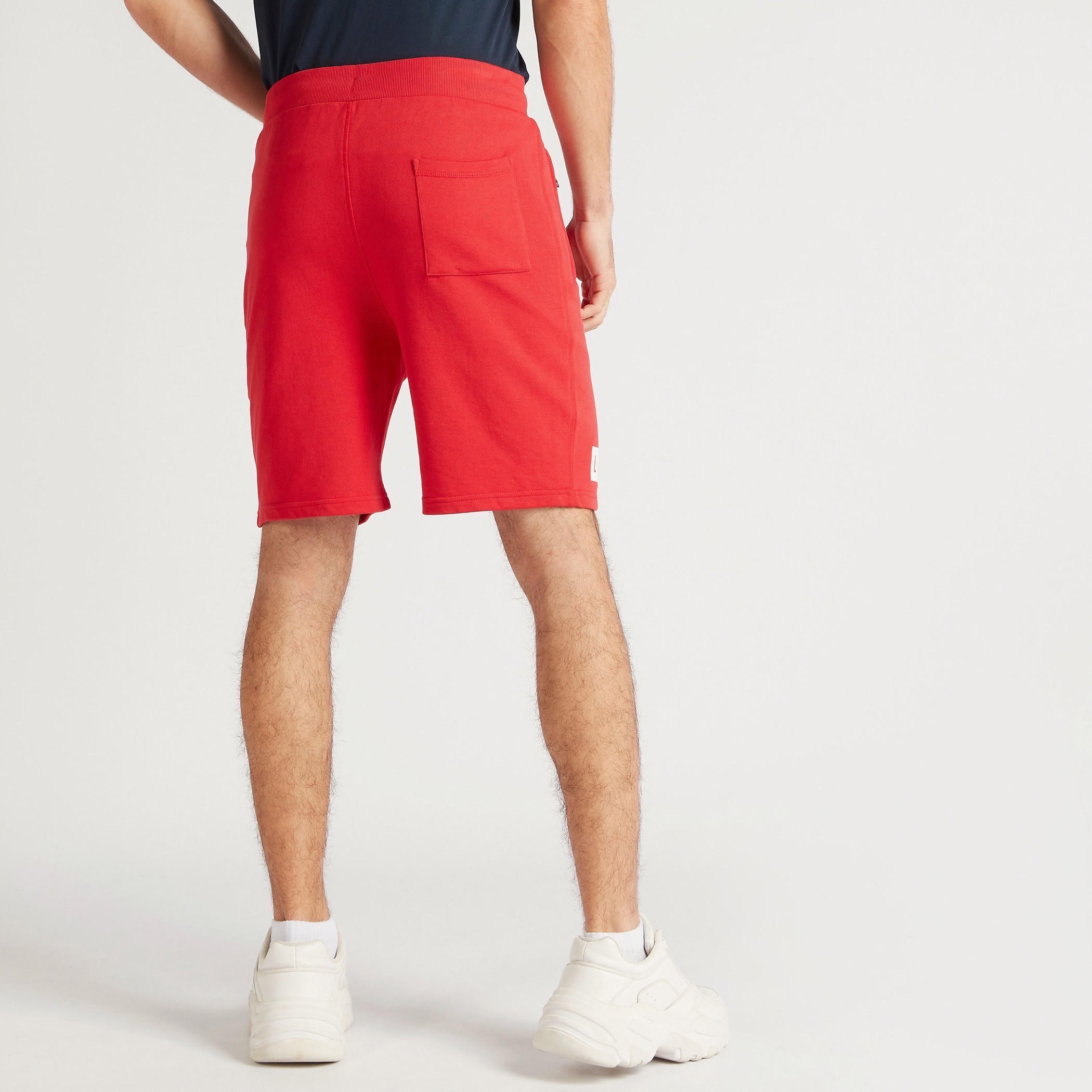 شورت سادة بجيوب بسحّاب إغلاق ورباط إغلاق من لي كوبر-men-clothing-bottoms-shorts-image-1