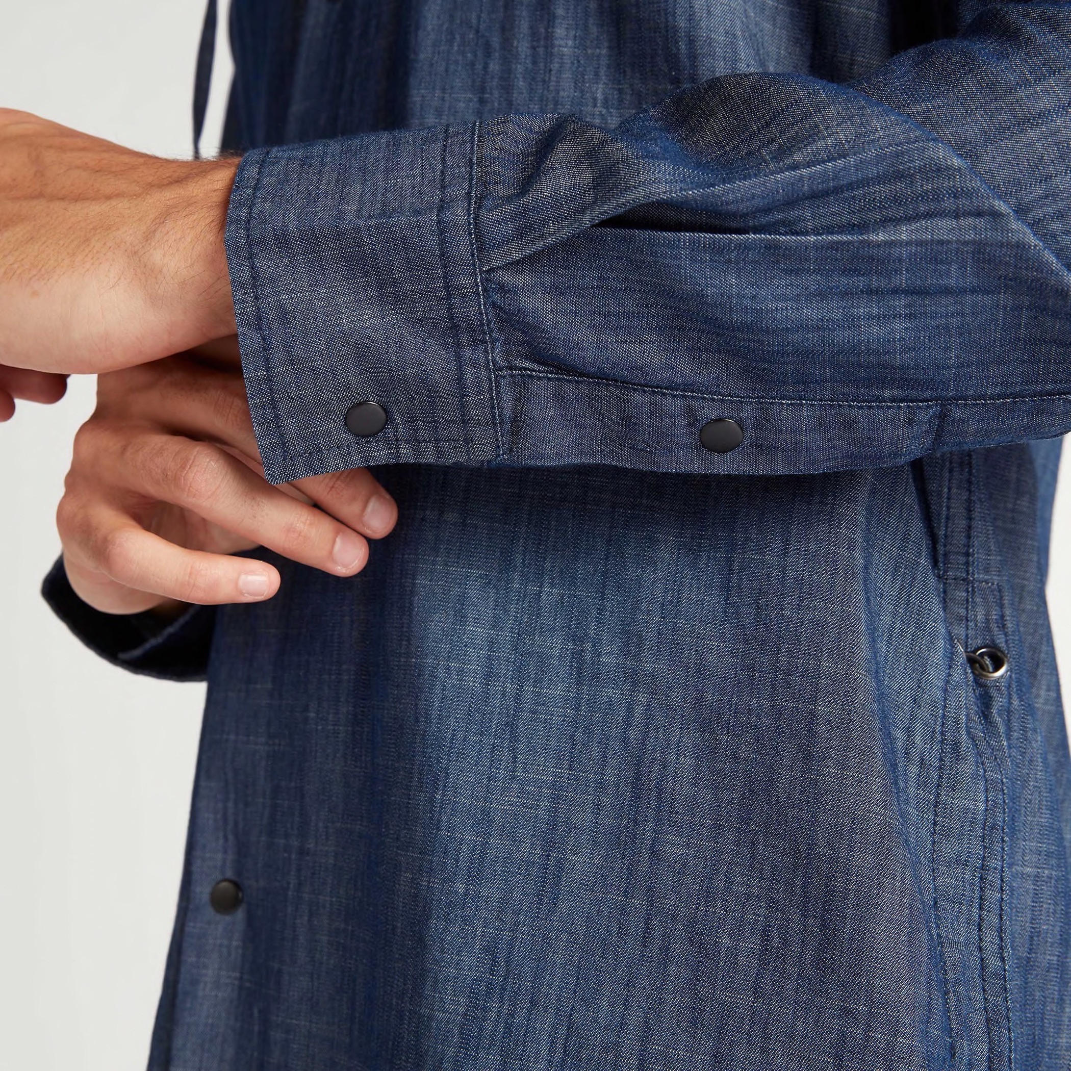قميص بقبعّة بأكمام طويلة من لي كوبر-men-clothing-shirts-image-4