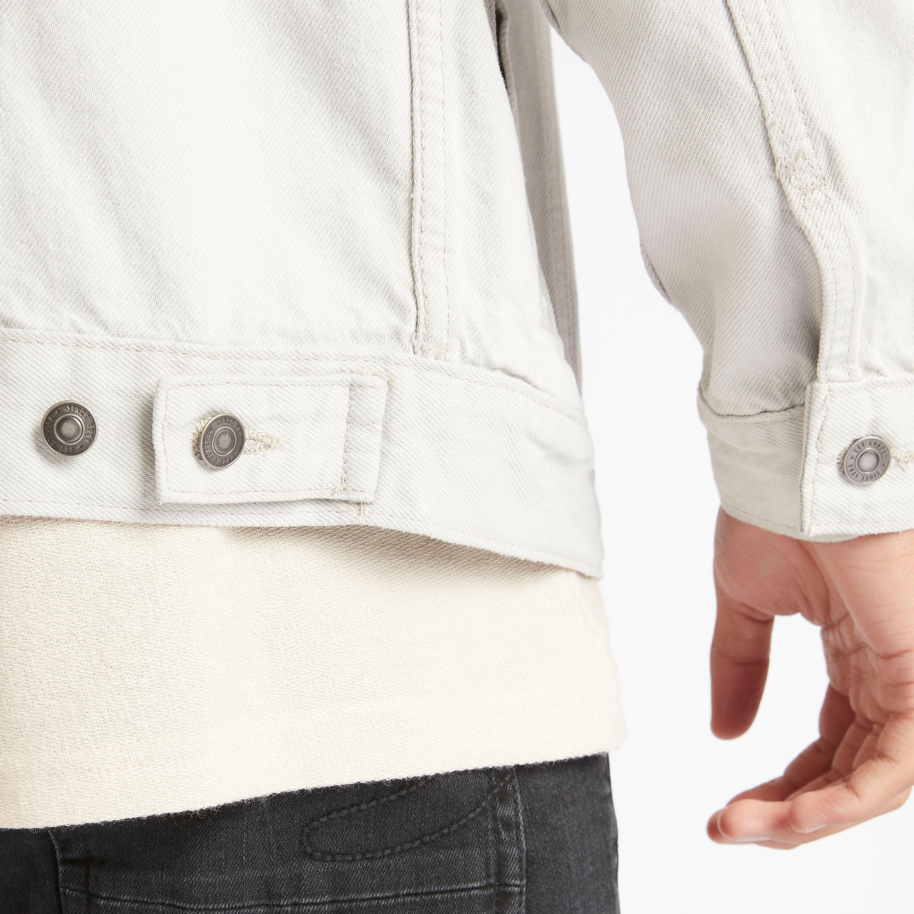 Lee Cooper Solid Denim Jacket with Flap Pockets-men-clothing-jacketsandblazers-jackets-image-5