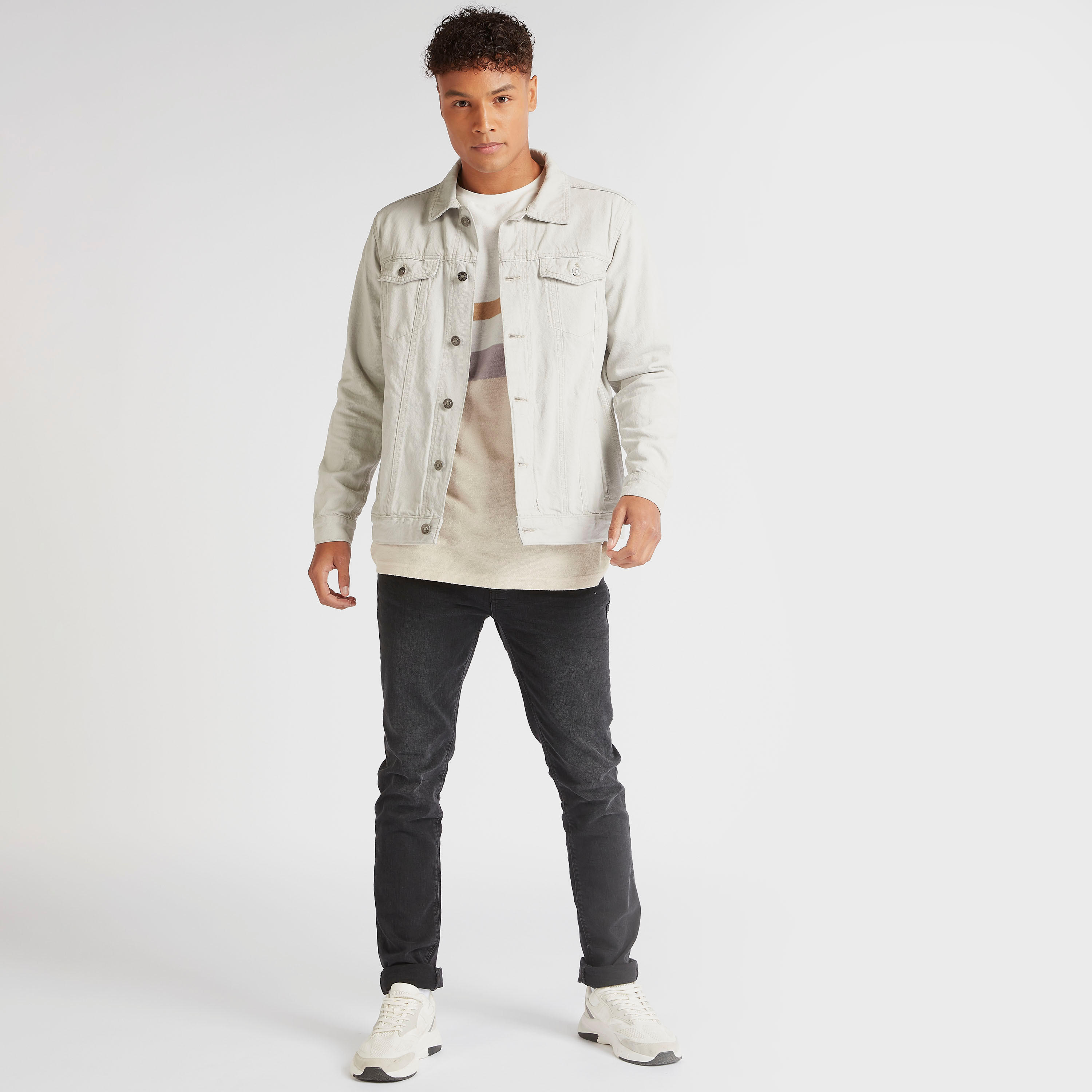 Lee Cooper Solid Denim Jacket with Flap Pockets-men-clothing-jacketsandblazers-jackets-image-7