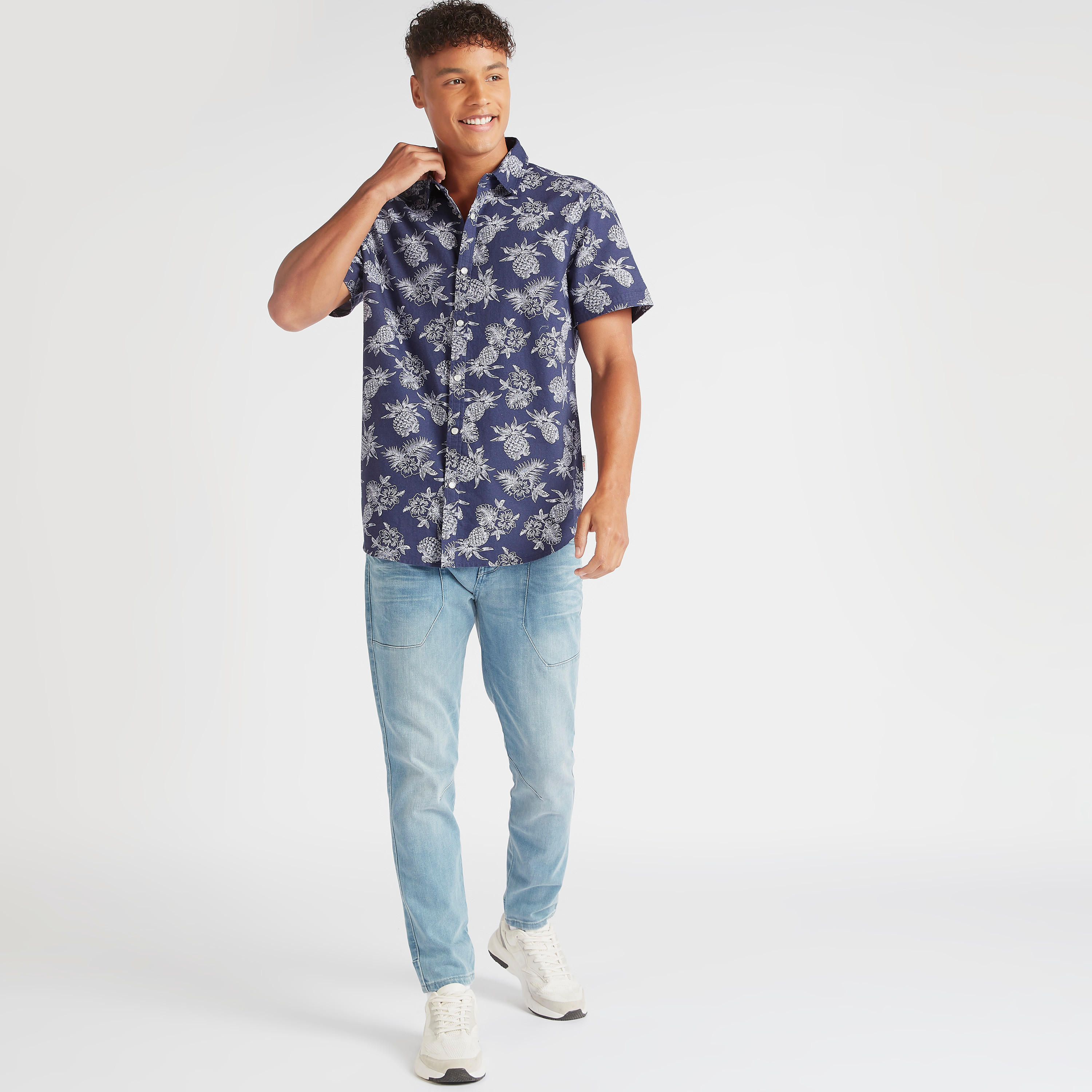قميص بأكمام قصيرة من لي كوبر-men-clothing-shirts-image-2
