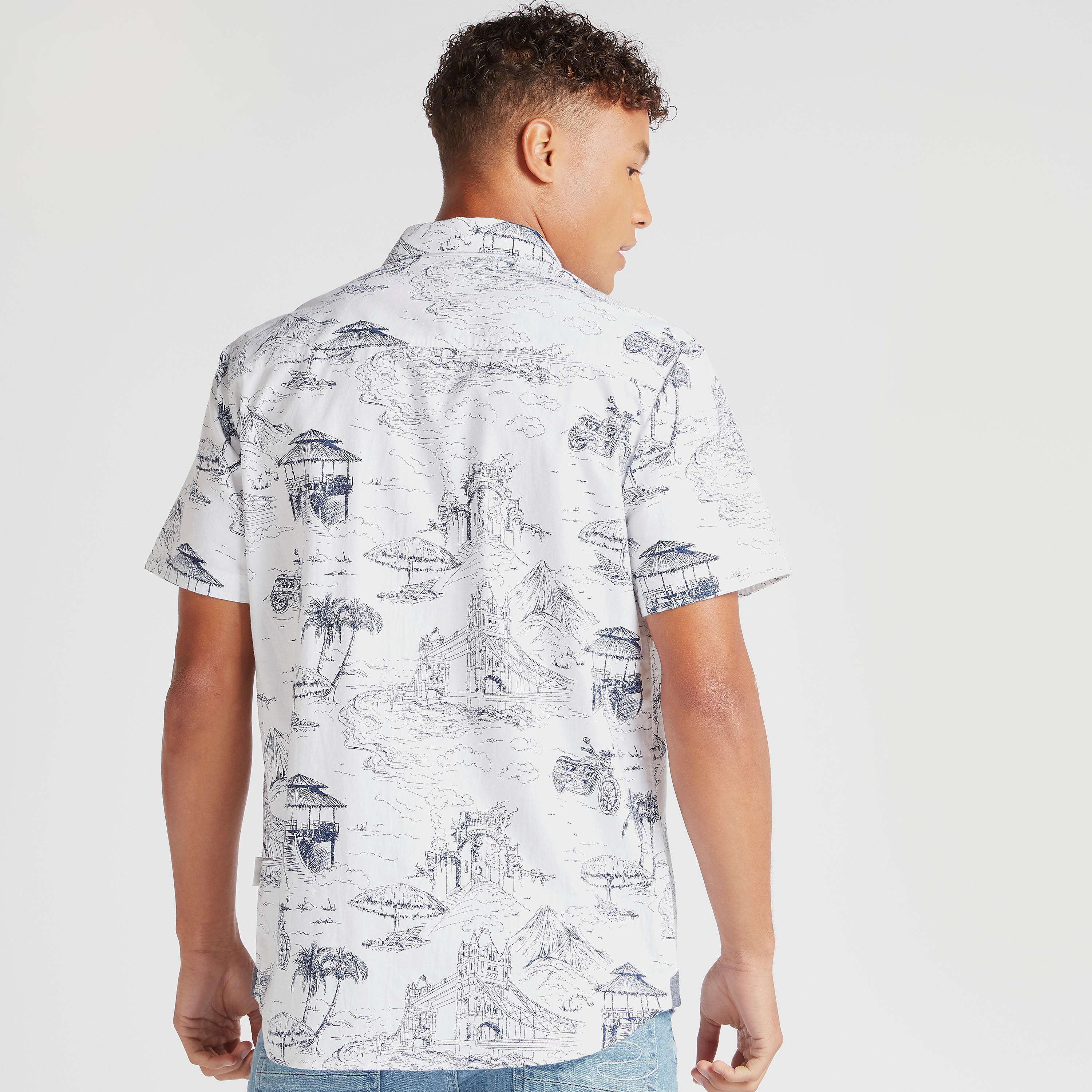 قميص بأكمام قصيرة من لي كوبر-men-clothing-shirts-image-4