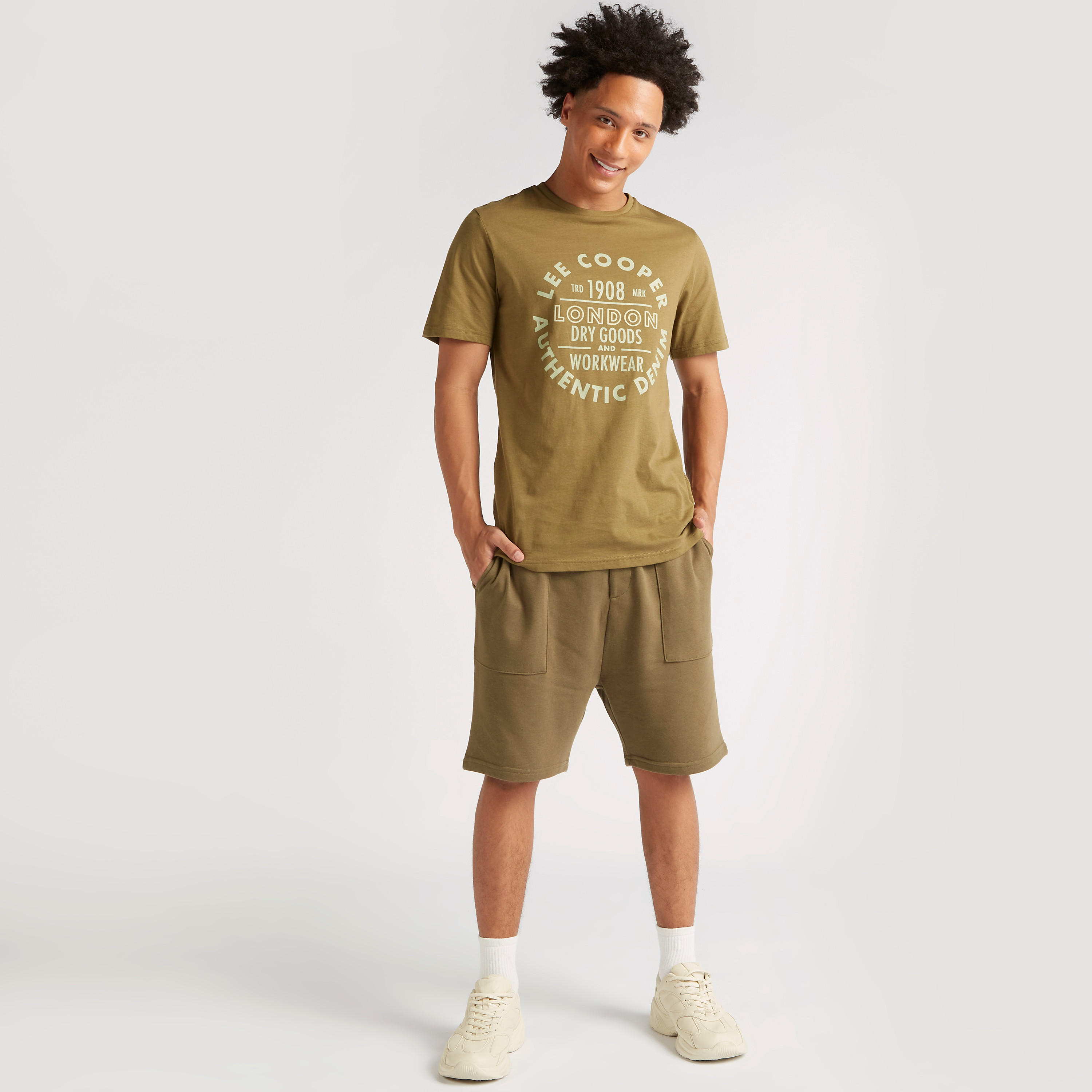Lee Cooper Printed Crew Neck T-shirt with Short Sleeves-men-clothing-tshirtsandpolos-tshirts-image-2