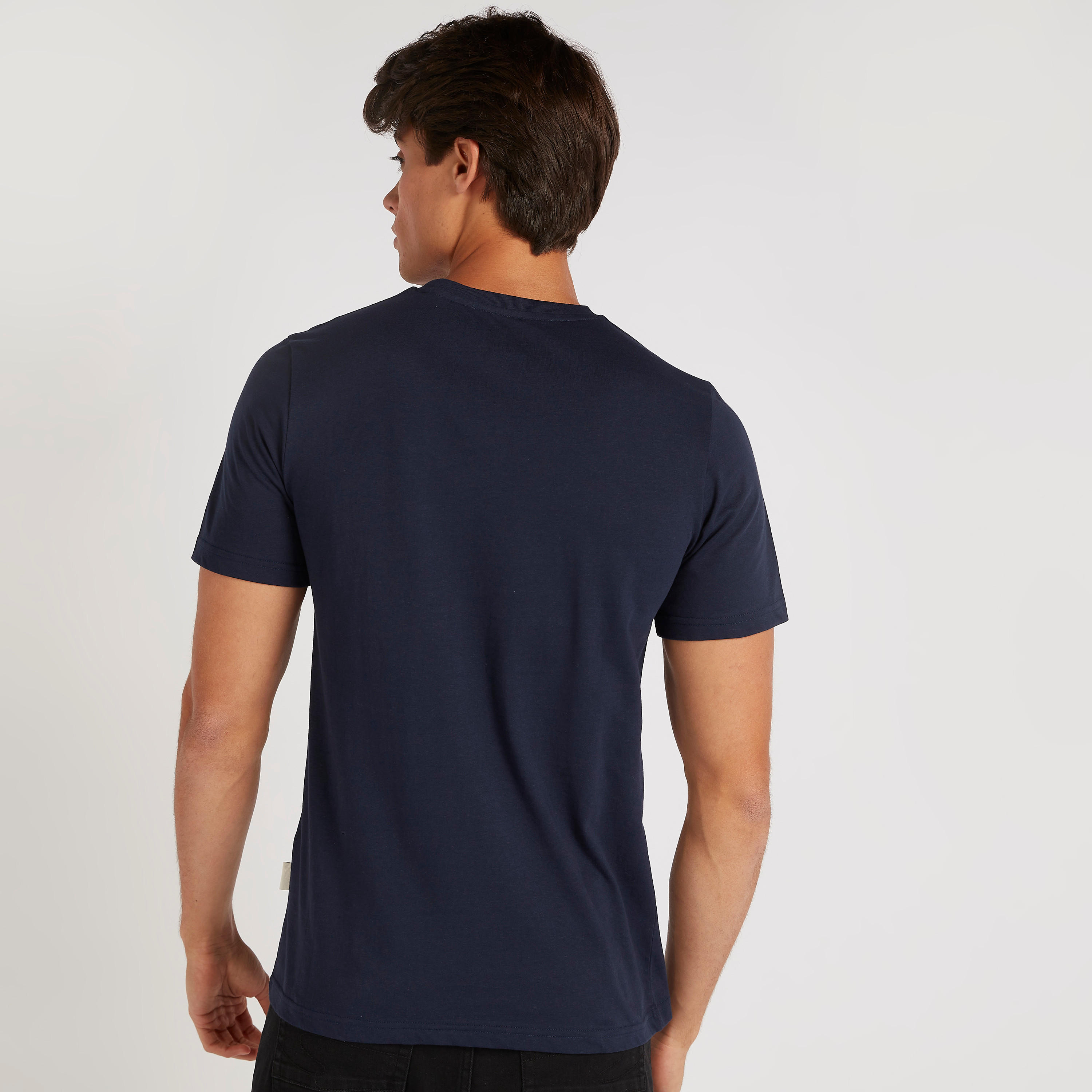Lee Cooper Printed Crew Neck T-shirt with Short Sleeves-men-clothing-tshirtsandpolos-tshirts-image-4