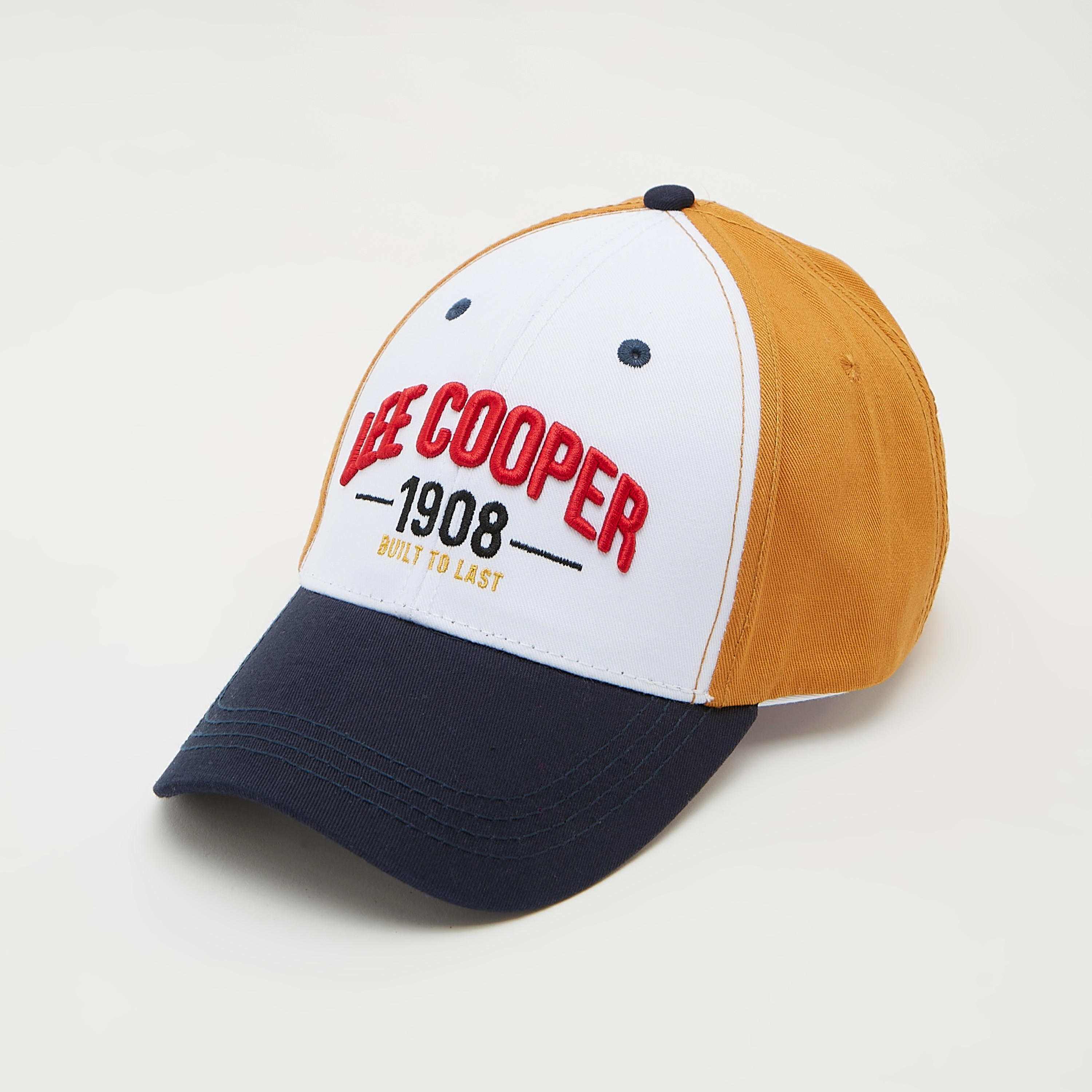 Lee Cooper Embroidered Cap with Buckle Strap Closure-men-caps-image-1
