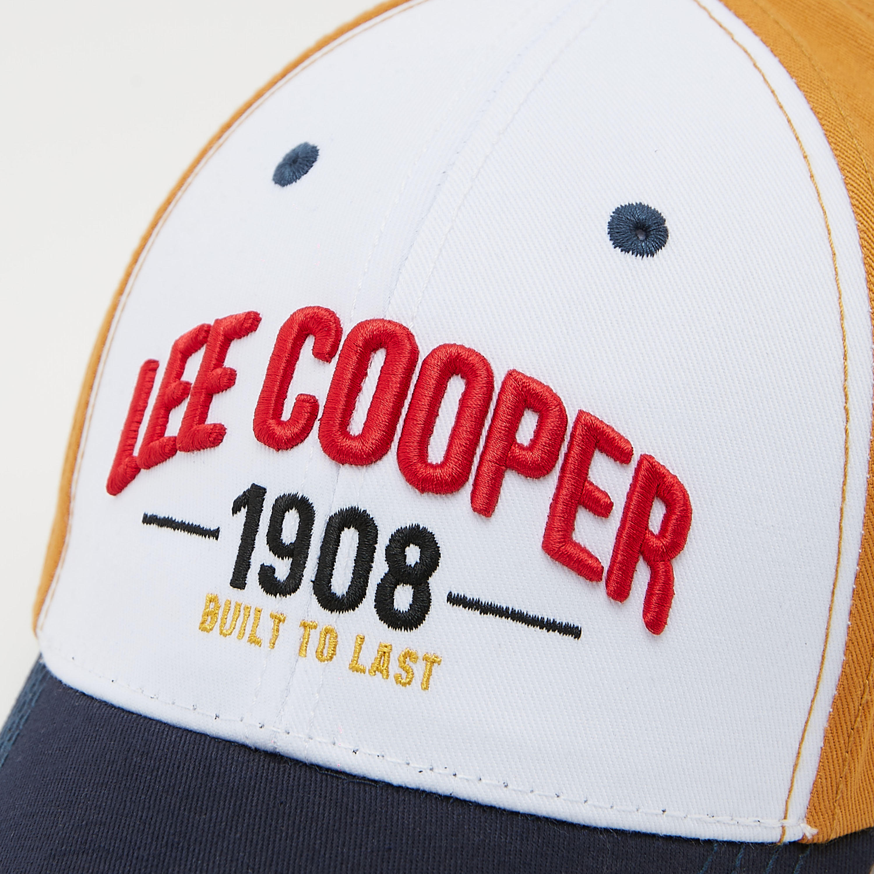 Lee Cooper Embroidered Cap with Buckle Strap Closure-men-caps-image-3