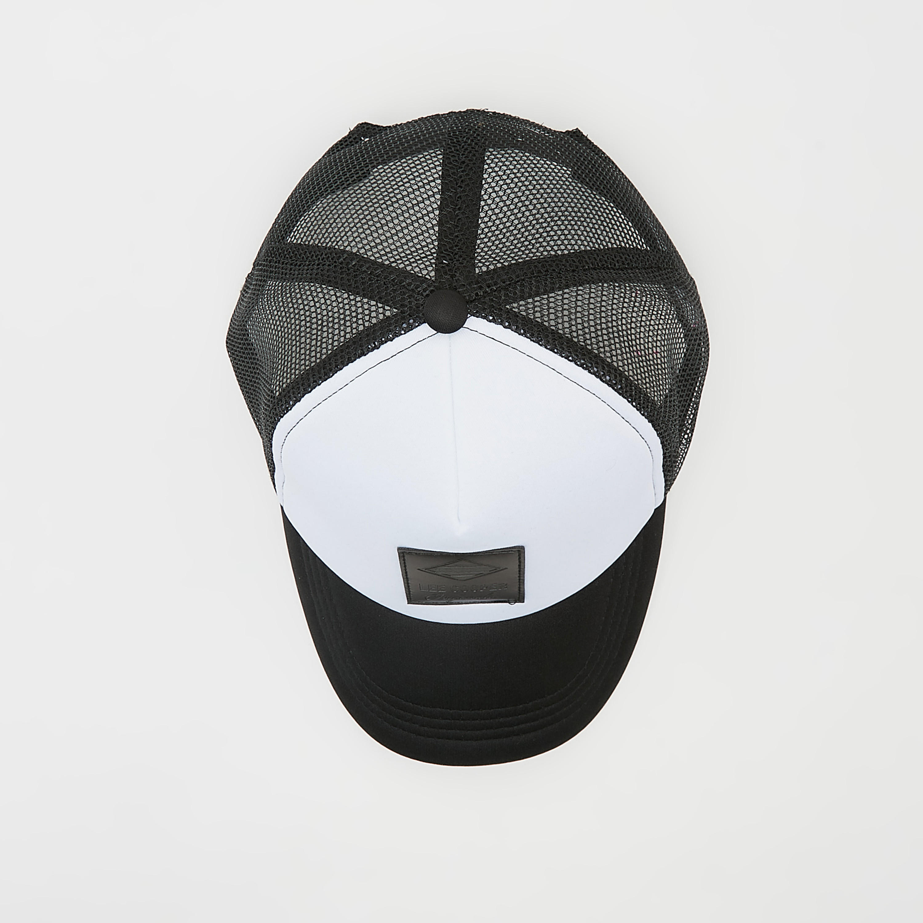 Lee Cooper Snap Back Closure Cap with Mesh and Applique Detail-men-caps-image-4