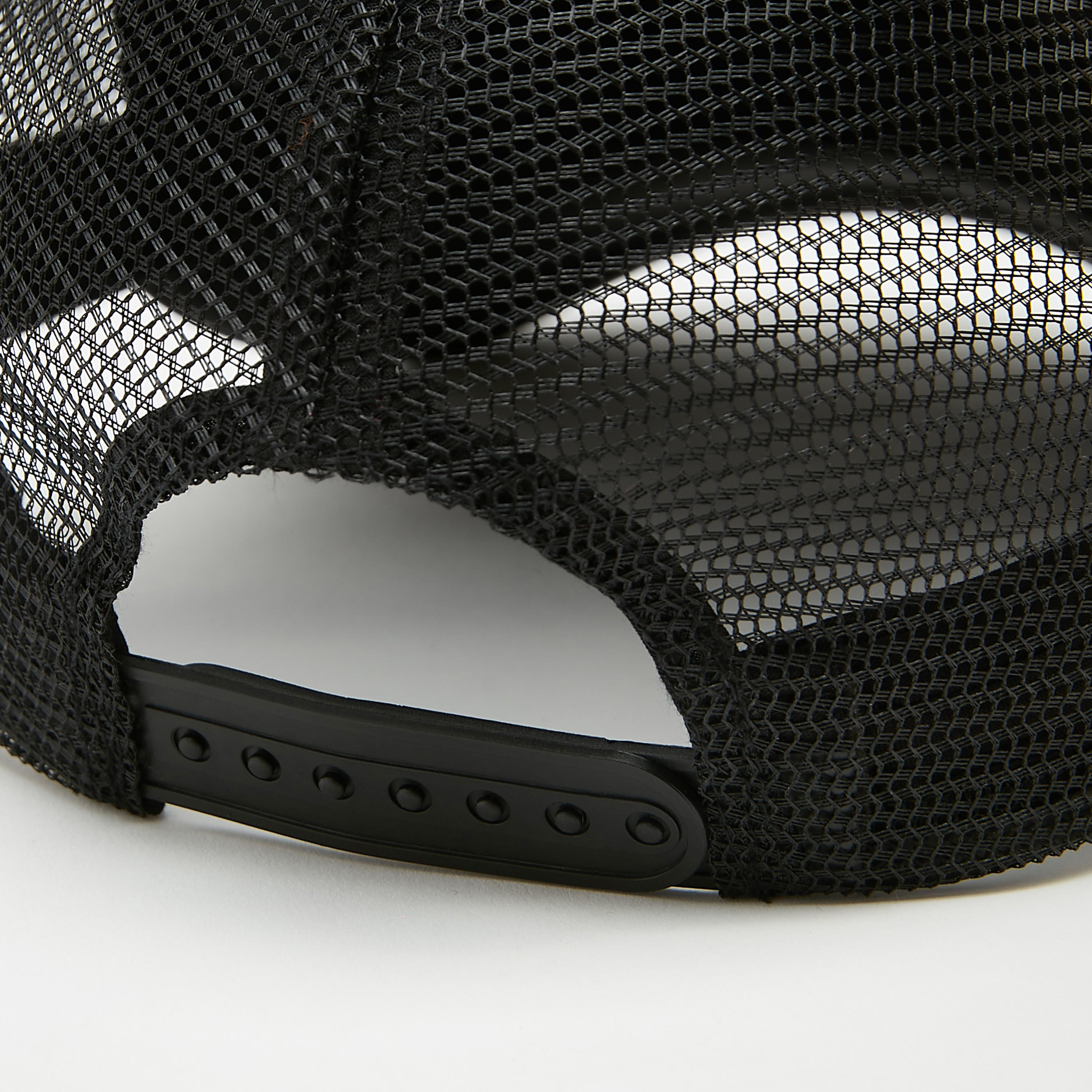Lee Cooper Snap Back Closure Cap with Mesh and Applique Detail-men-caps-image-6