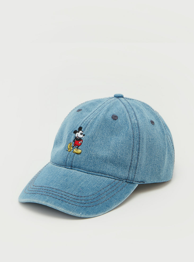 Lee Cooper Mickey Mouse Cap with Plate Buckle Closure-men-caps-image-1