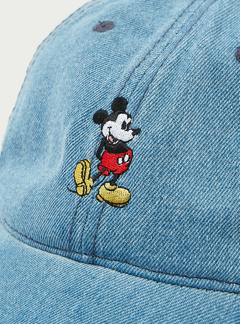 Lee Cooper Mickey Mouse Cap with Plate Buckle Closure-men-caps-image-2