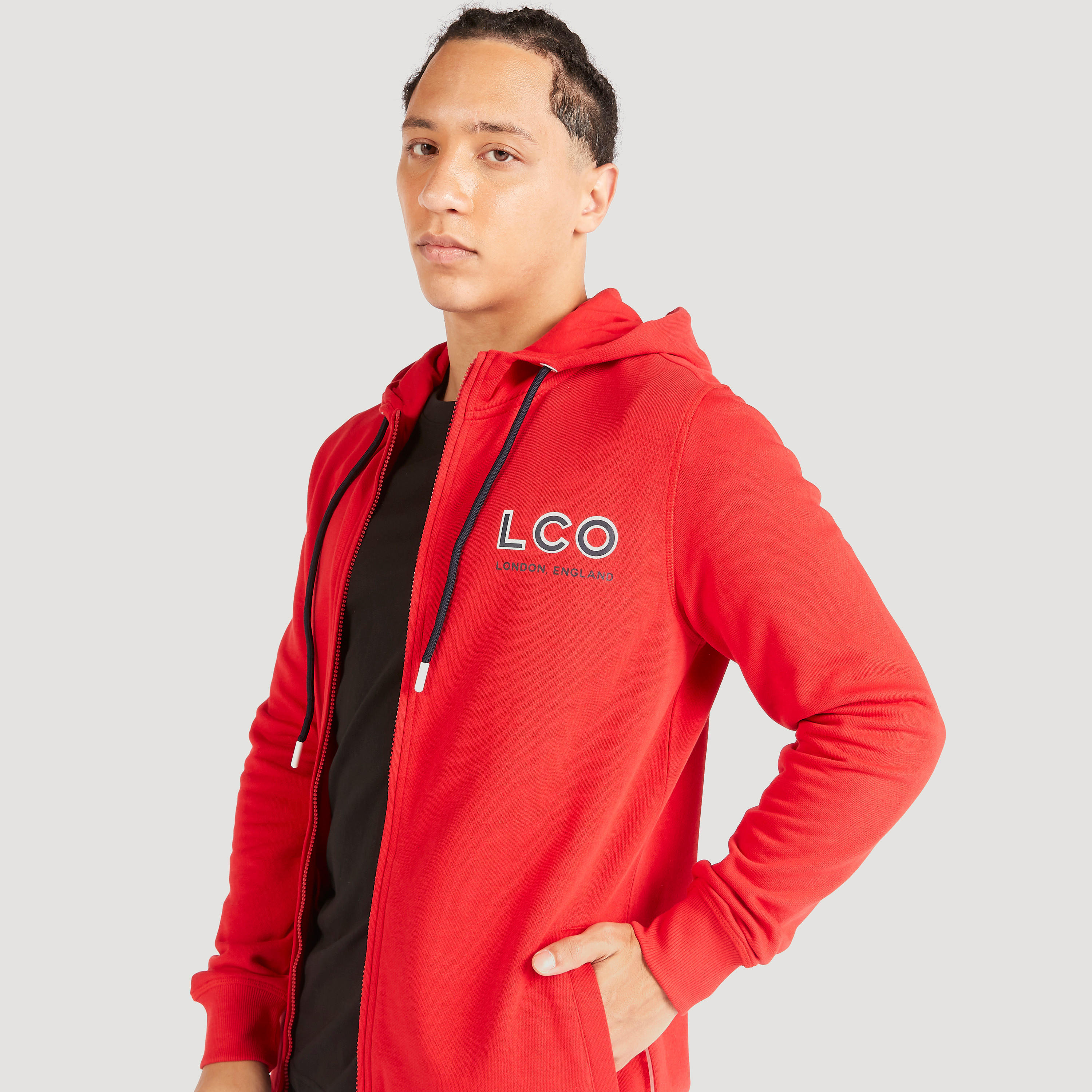 هودي بأكمام طويلة وجيوب وطبعات من لي كوبر-men-winterwear-hoodiesandsweatshirts-image-3
