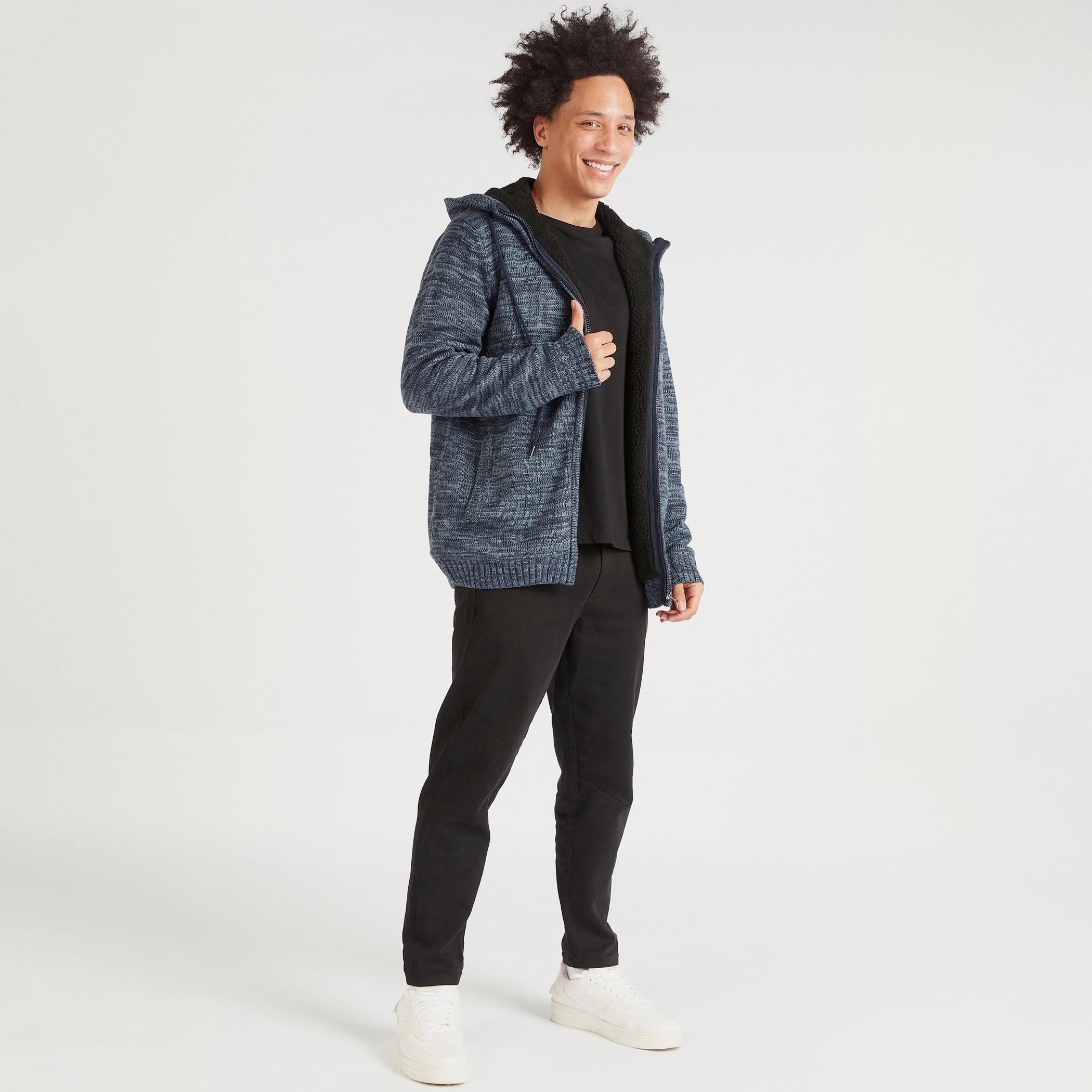 Lee Cooper Printed Hooded Sweatshirt with Long Sleeves-men-winterwear-hoodiesandsweatshirts-image-2