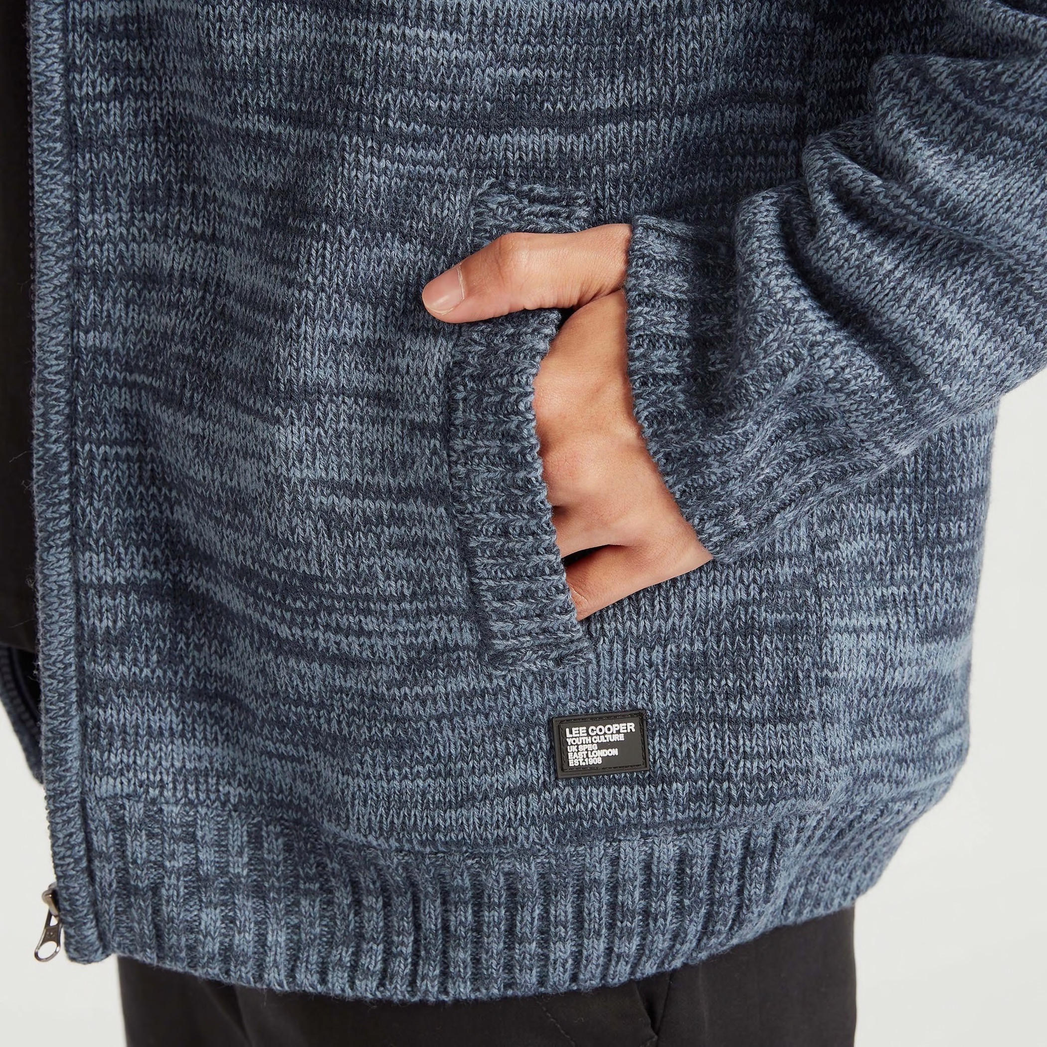 Lee Cooper Printed Hooded Sweatshirt with Long Sleeves-men-winterwear-hoodiesandsweatshirts-image-3