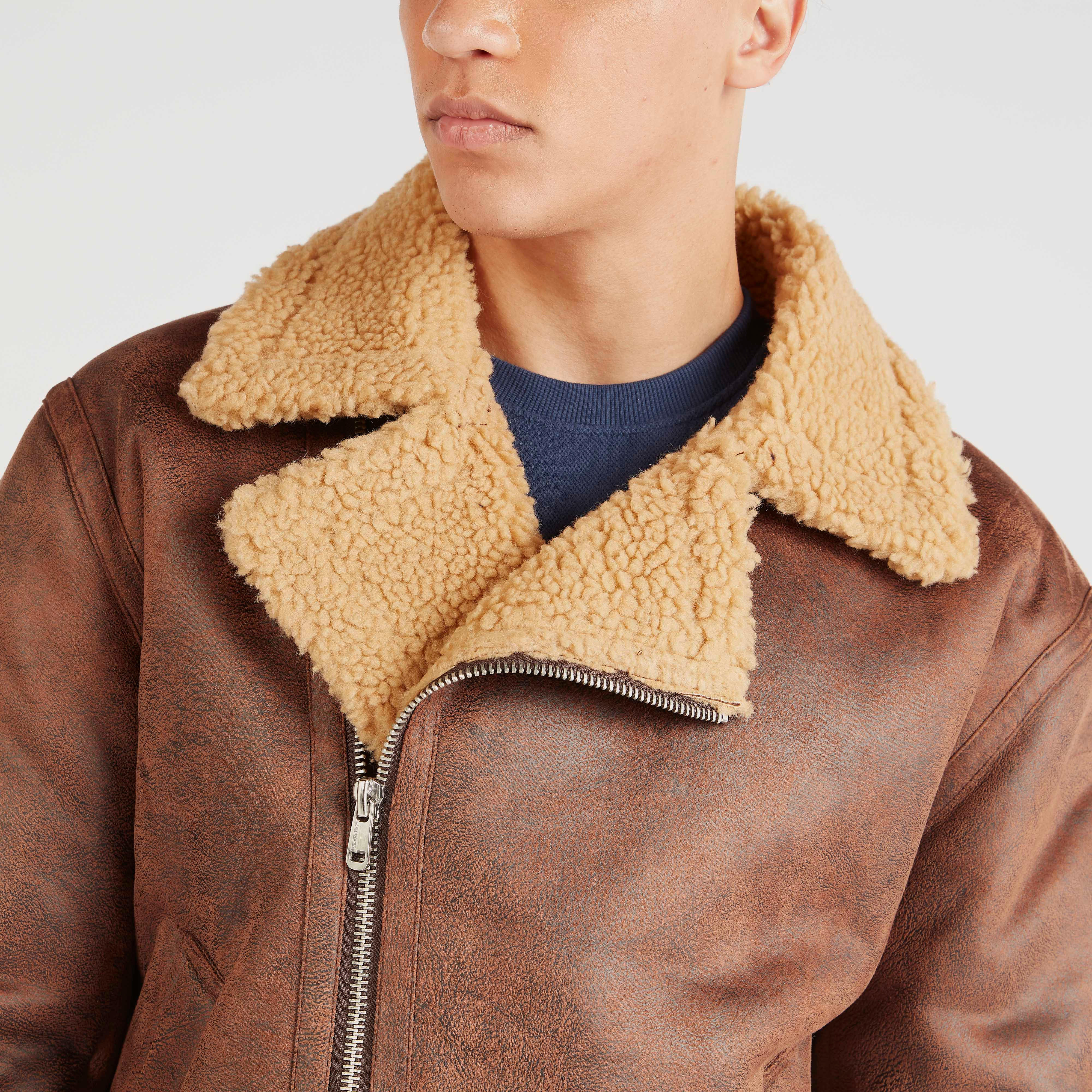 Lee Cooper Zip Through Jacket with Long Sleeves and Pockets-men-clothing-jacketsandblazers-jackets-image-3