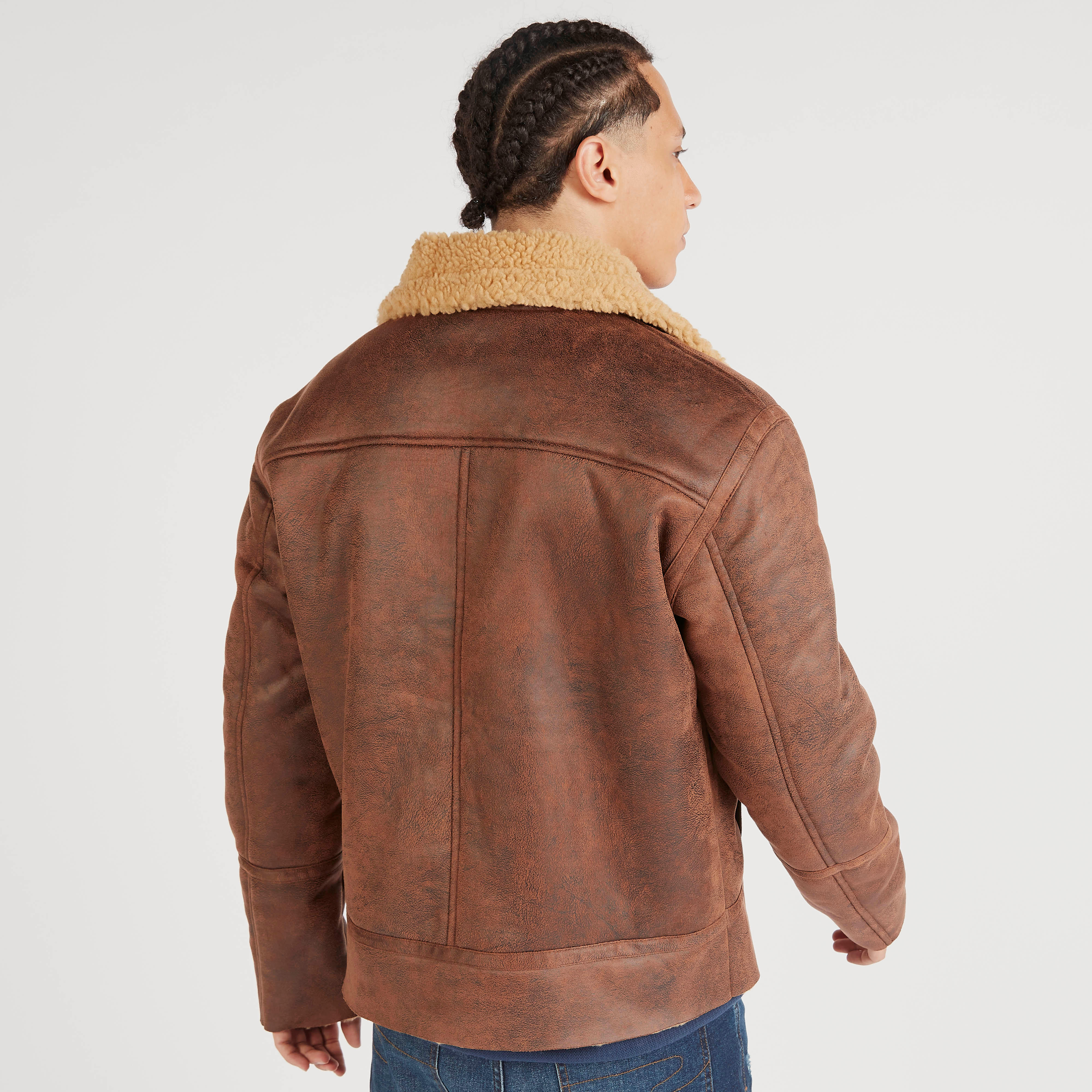 Lee Cooper Zip Through Jacket with Long Sleeves and Pockets-men-clothing-jacketsandblazers-jackets-image-4