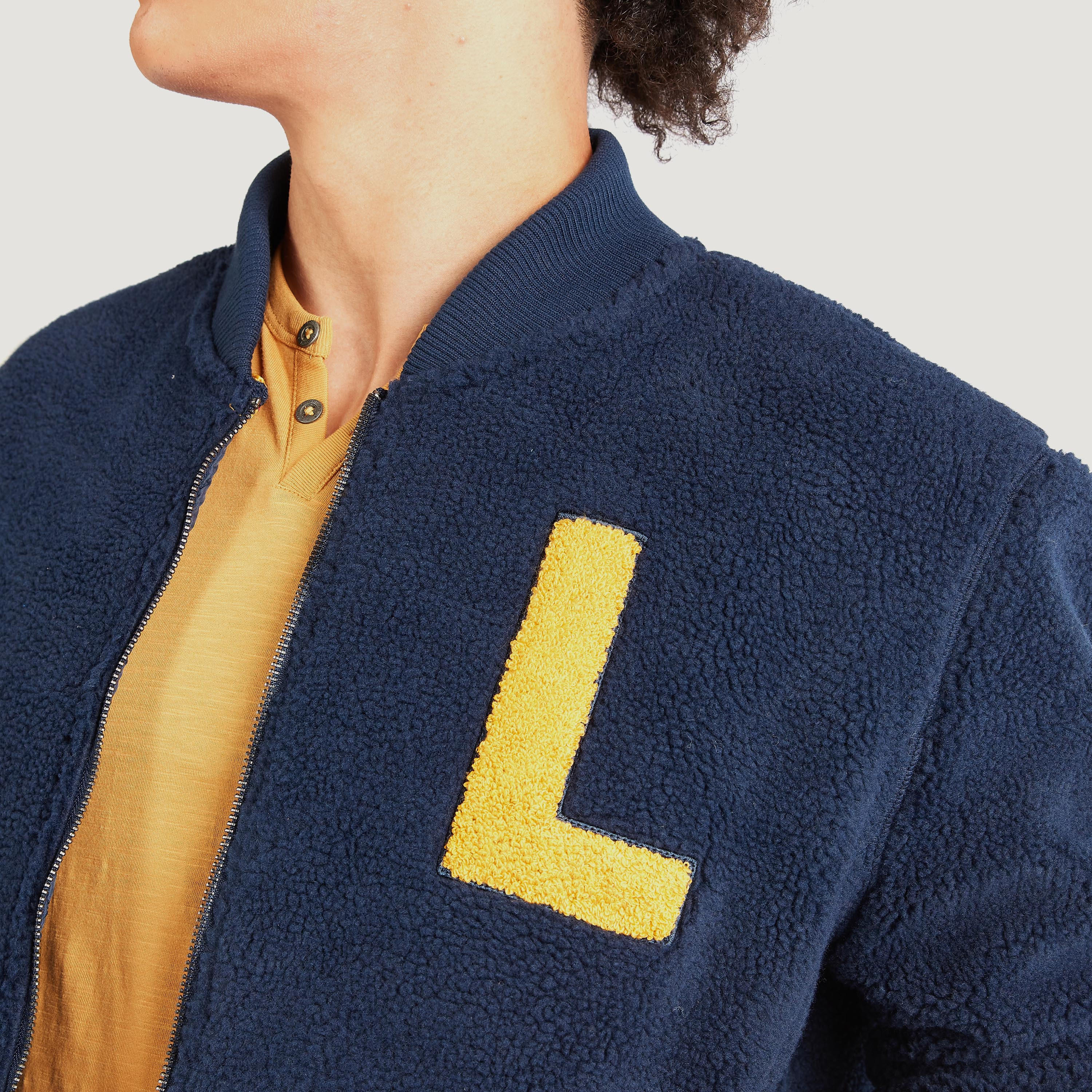 Lee Cooper Textured Bomber Jacket with Pockets-men-clothing-jacketsandblazers-jackets-image-7