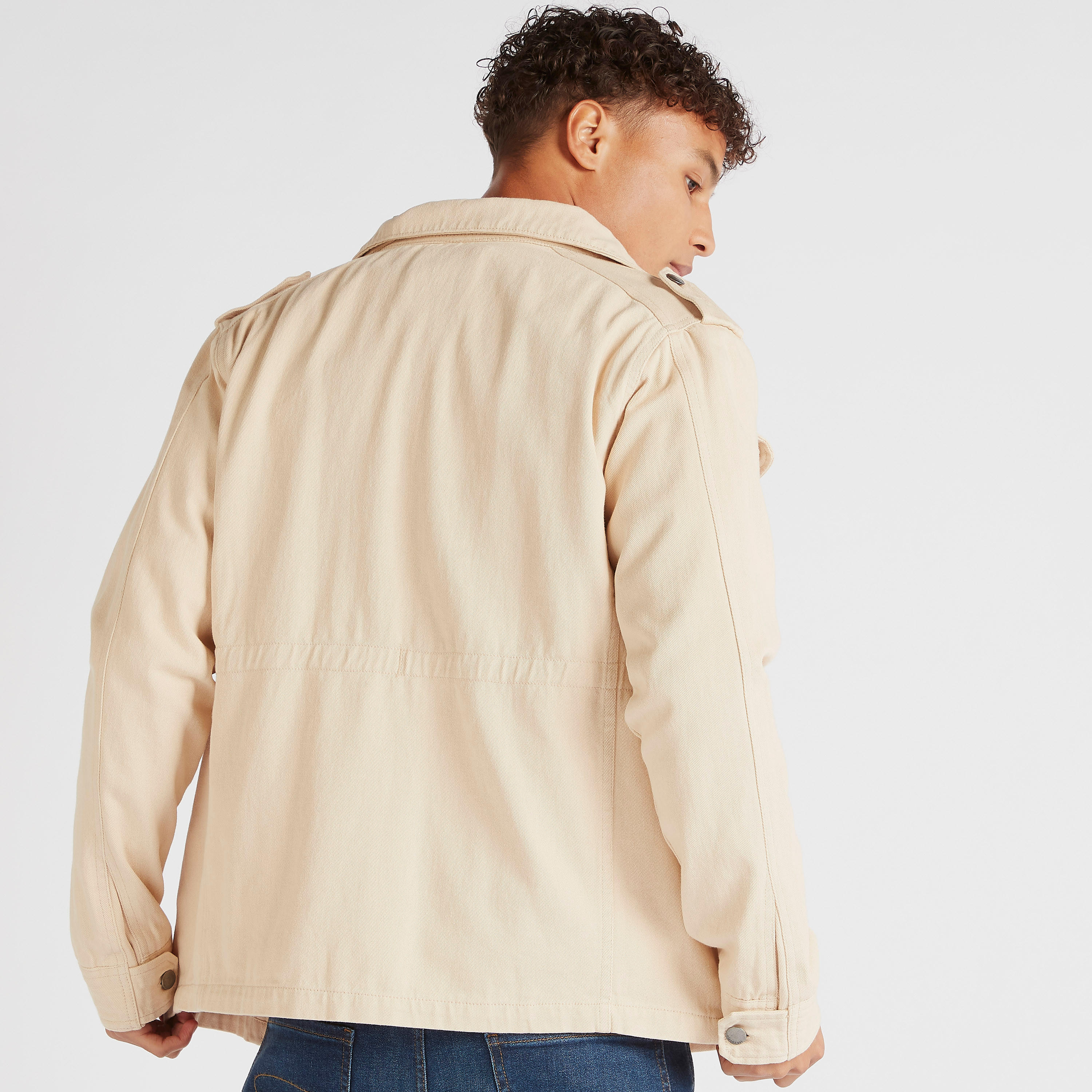 جاكيت سادة بجيوب وزر إغلاق من لي كوبر-men-clothing-jacketsandblazers-jackets-image-7