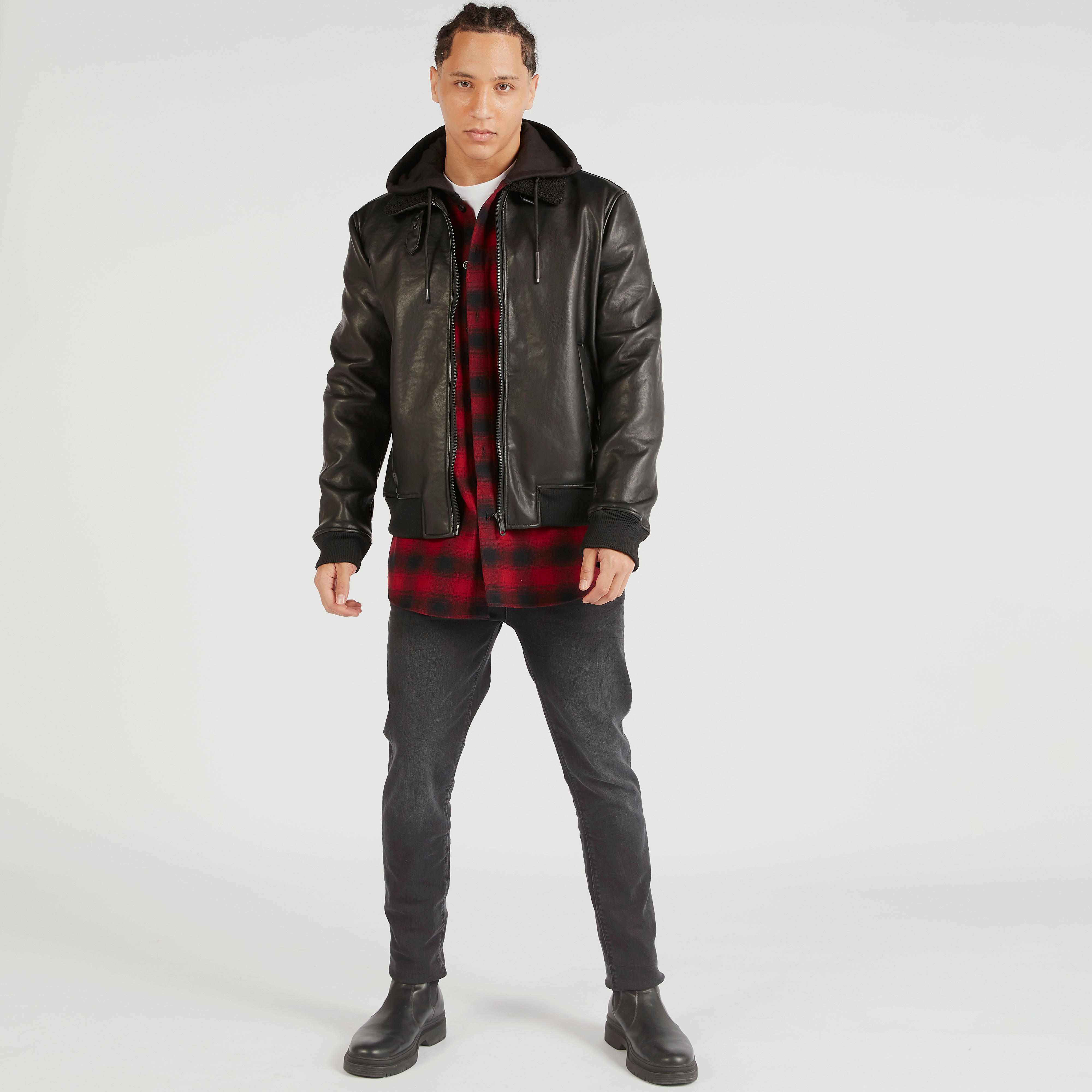 قميص مستدام كاروهات بأكمام طويلة وجيب من بوسيني-men-clothing-shirts-image-2