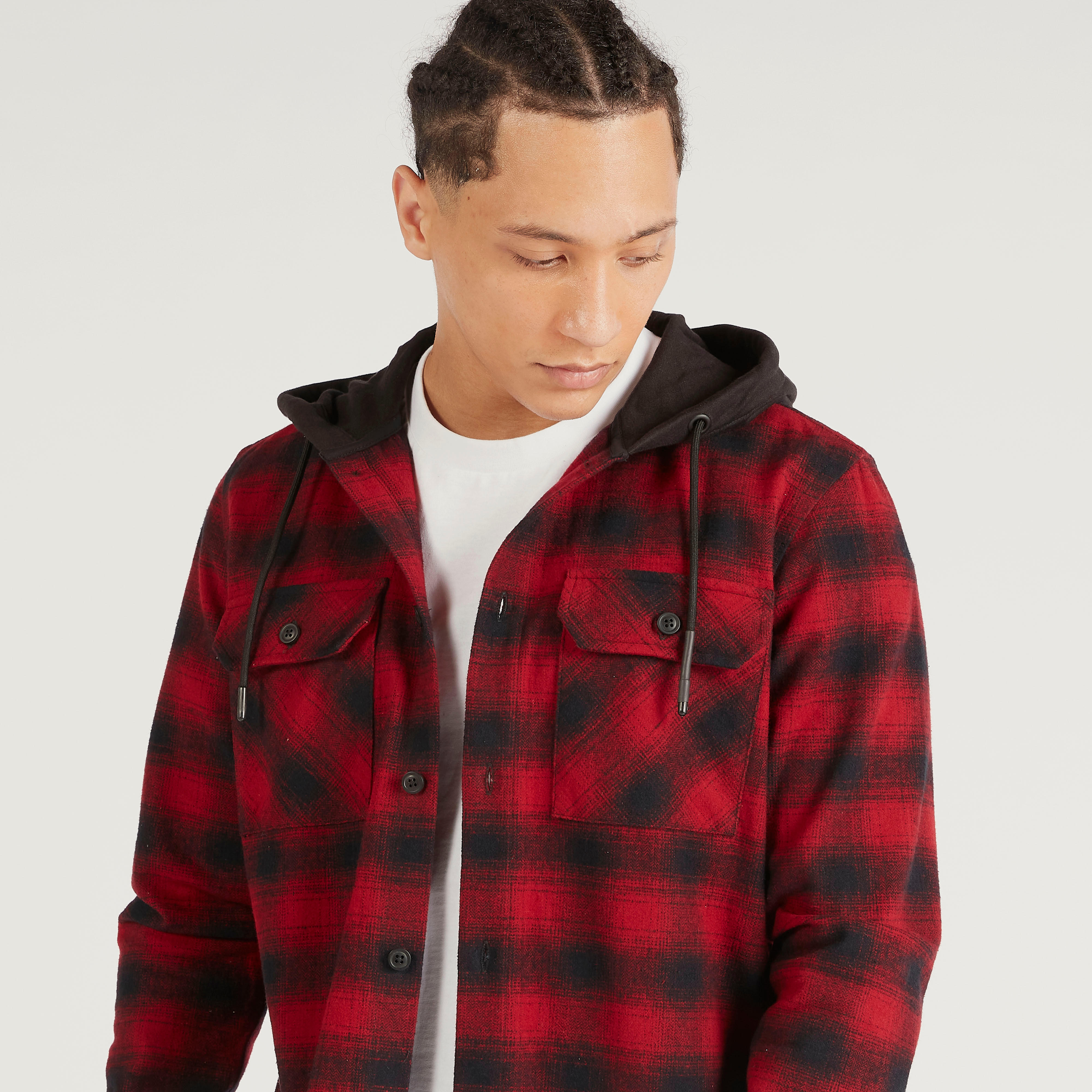 قميص مستدام كاروهات بأكمام طويلة وجيب من بوسيني-men-clothing-shirts-image-3