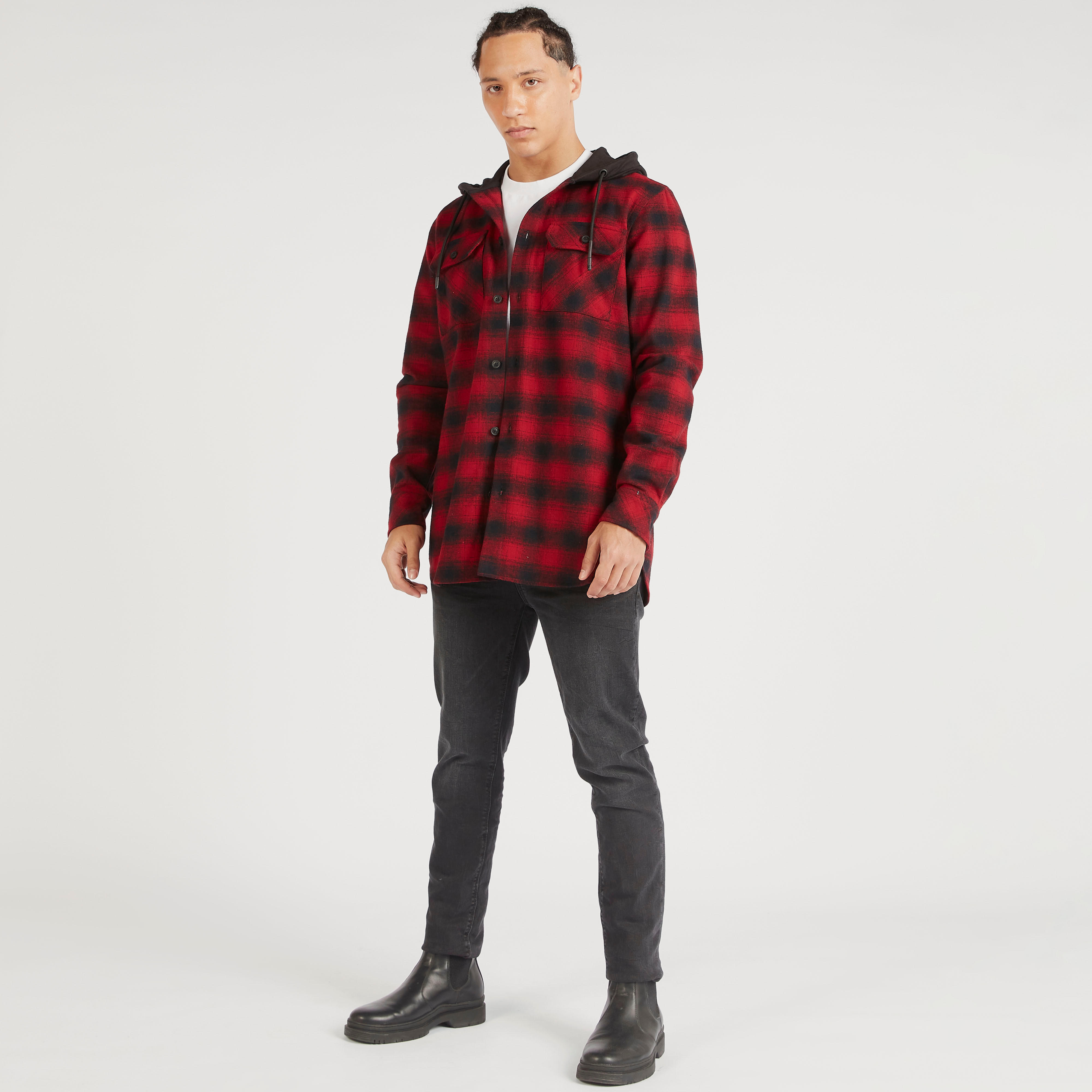 قميص مستدام كاروهات بأكمام طويلة وجيب من بوسيني-men-clothing-shirts-image-5