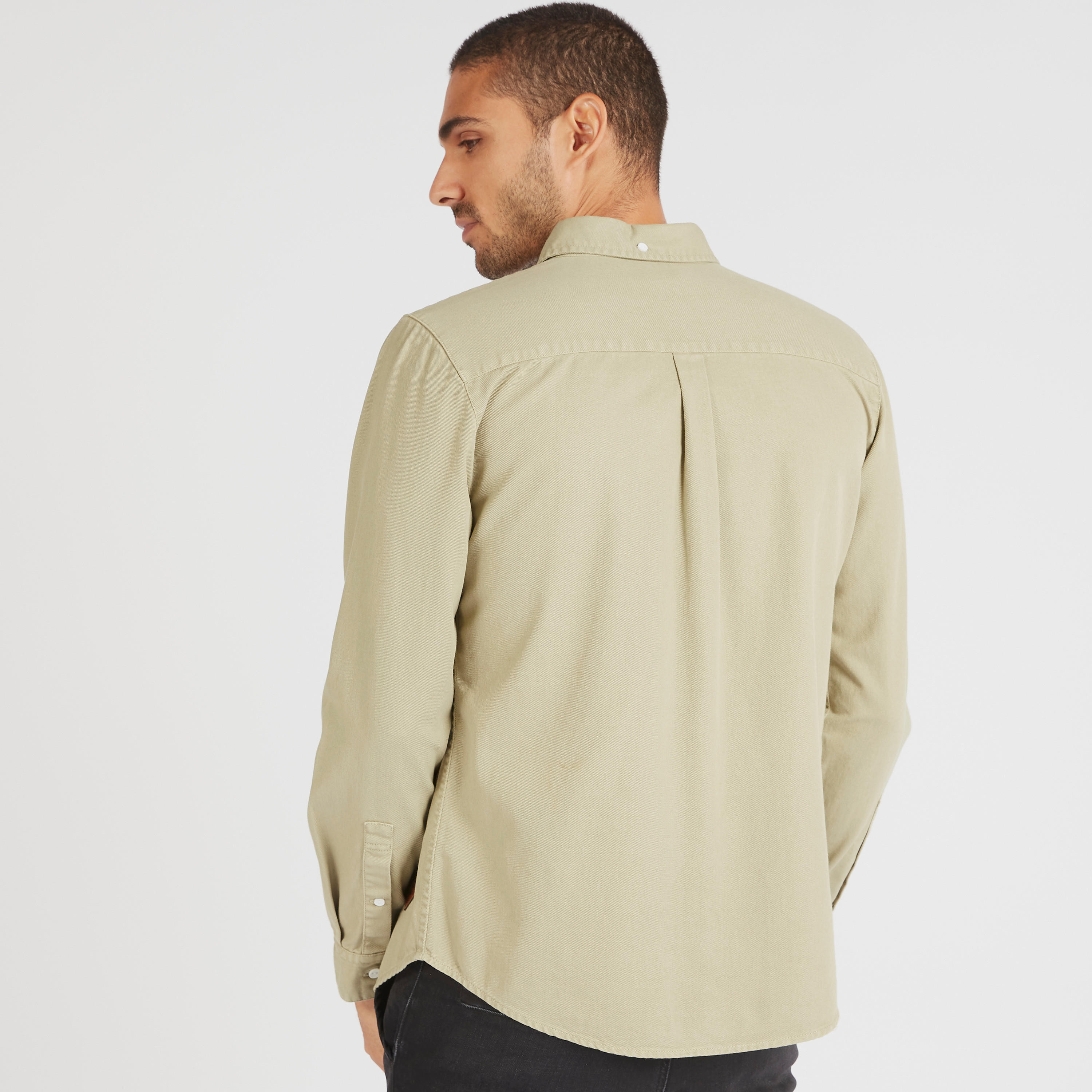 Lee Cooper Solid Shirt with Long Sleeves and Pocket-men-clothing-shirts-image-4