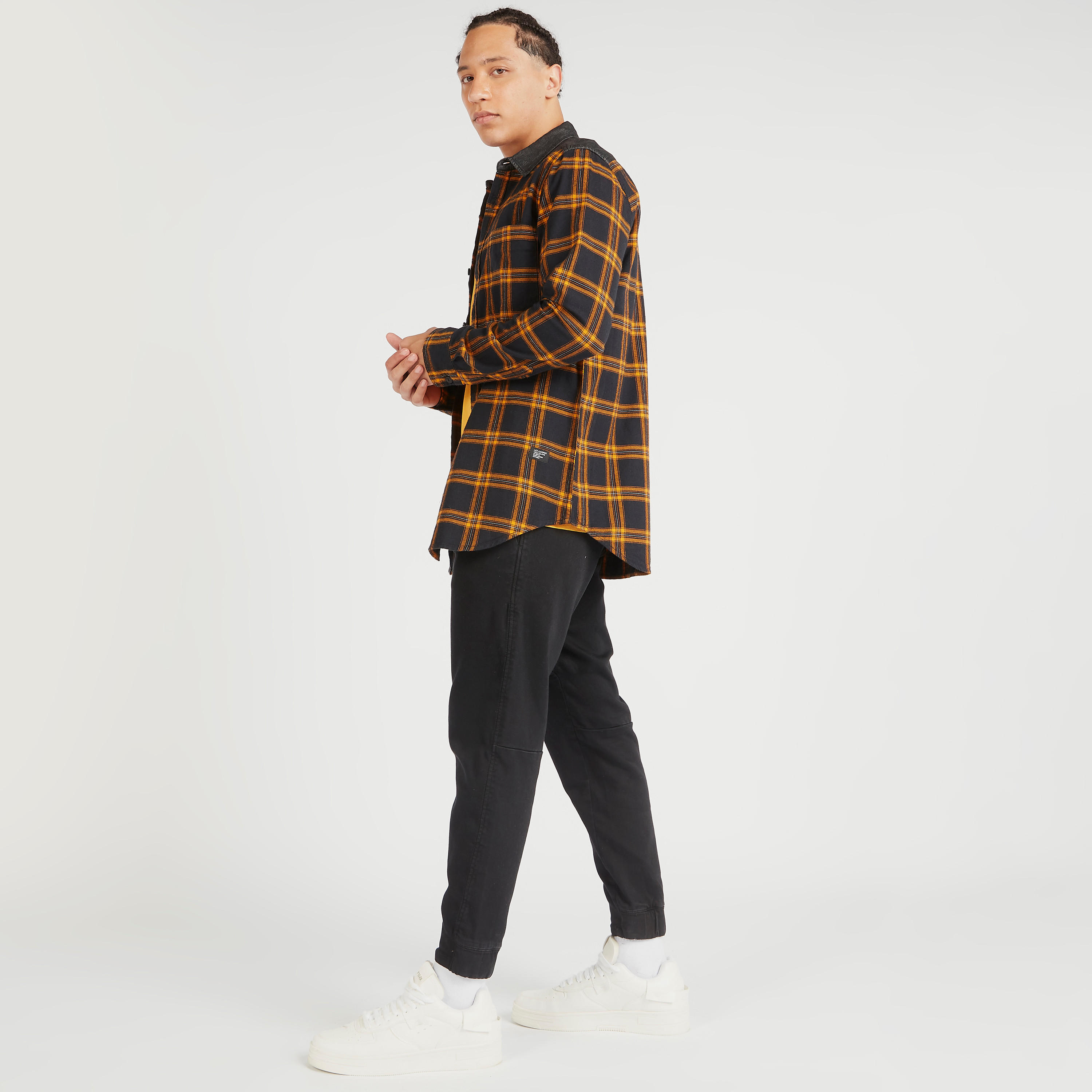 قميص كاروهات بأكمام طويلة من لي كوبر-men-clothing-shirts-image-4