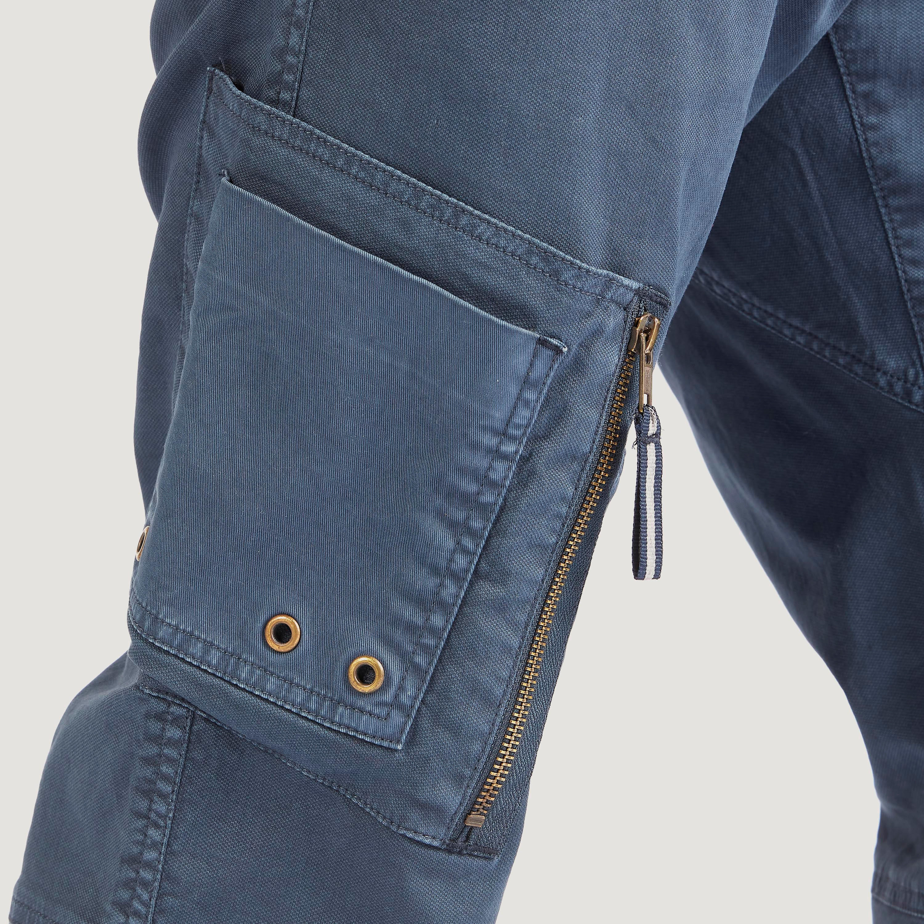 Lee Cooper Denim Cargo Pants with Button Closure and Pockets-men-clothing-bottoms-trousersandchinos-chinos-image-6
