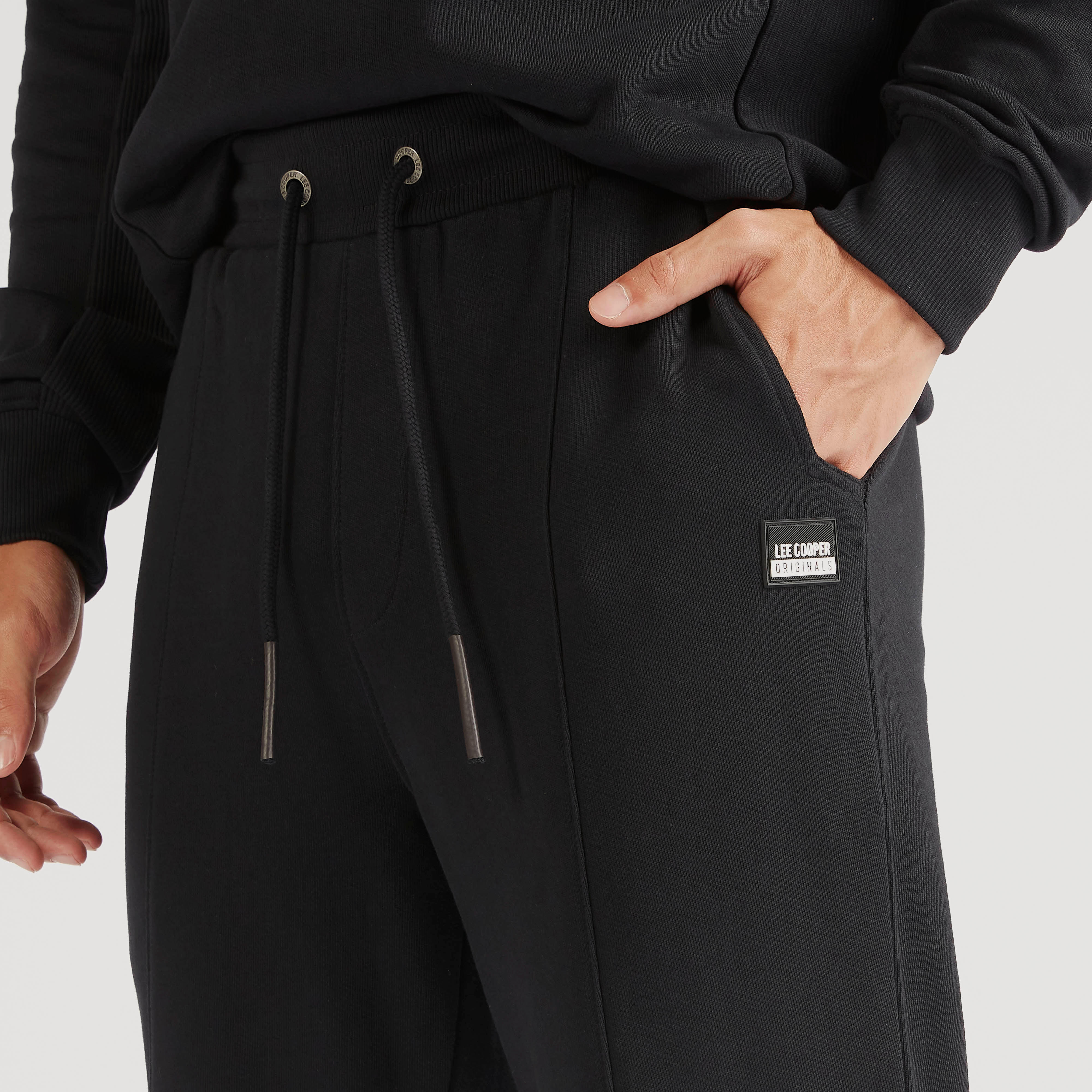 Solid Joggers with Drawstring Closure and Pockets-men-clothing-bottoms-joggers-image-3