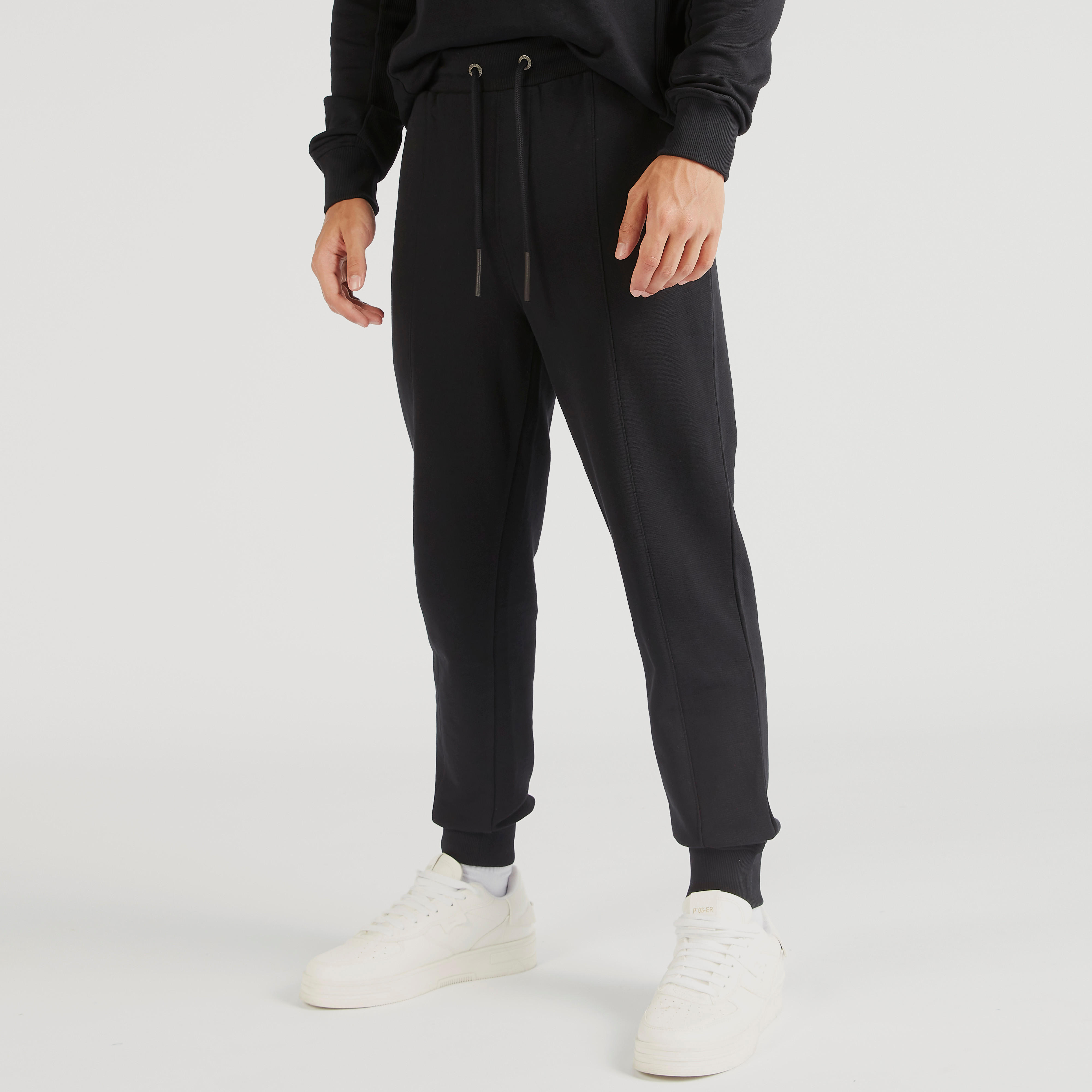 Solid Joggers with Drawstring Closure and Pockets-men-clothing-bottoms-joggers-image-5