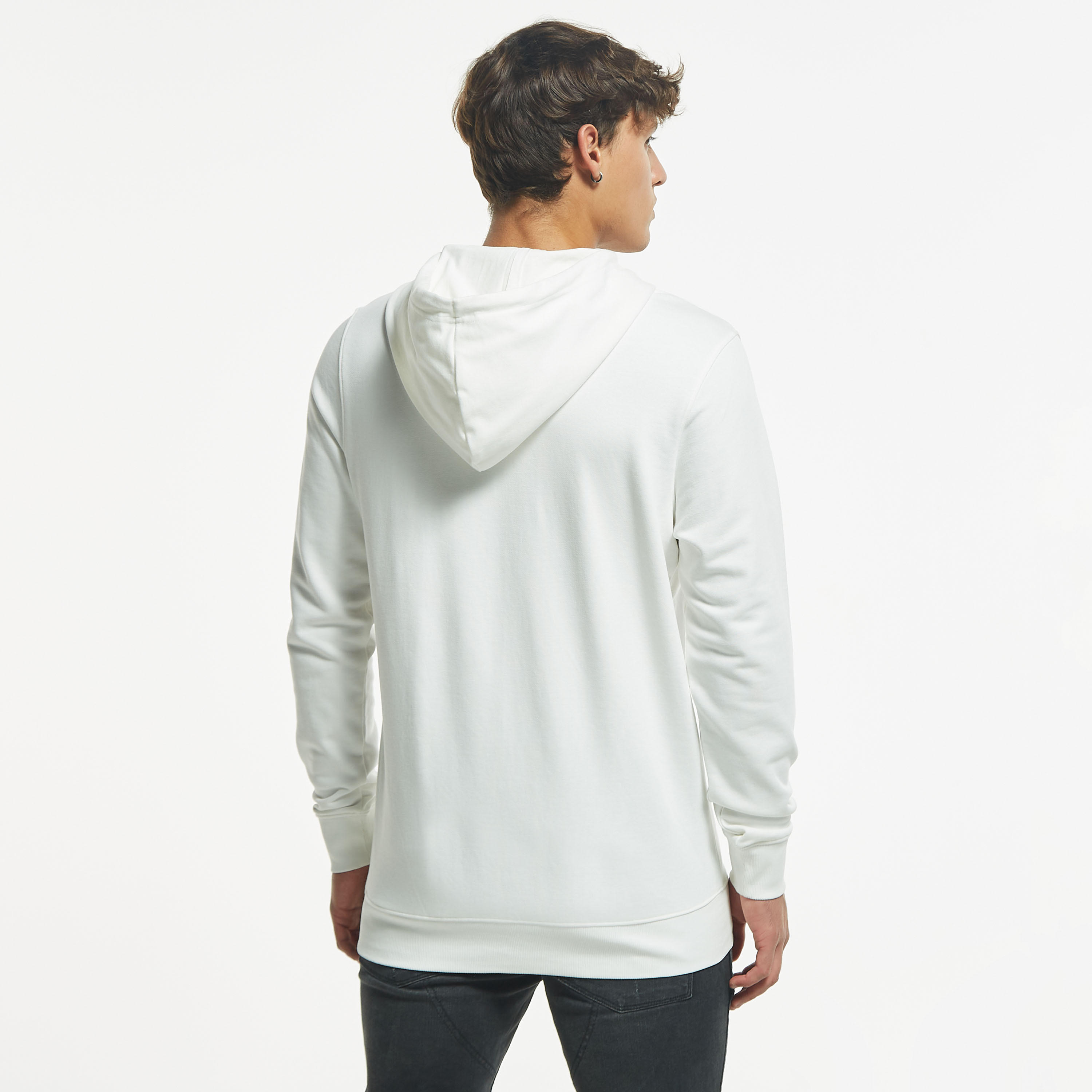 Lee Cooper Logo Print Hoodie with Kangaroo Pocket-men-winterwear-hoodiesandsweatshirts-image-8